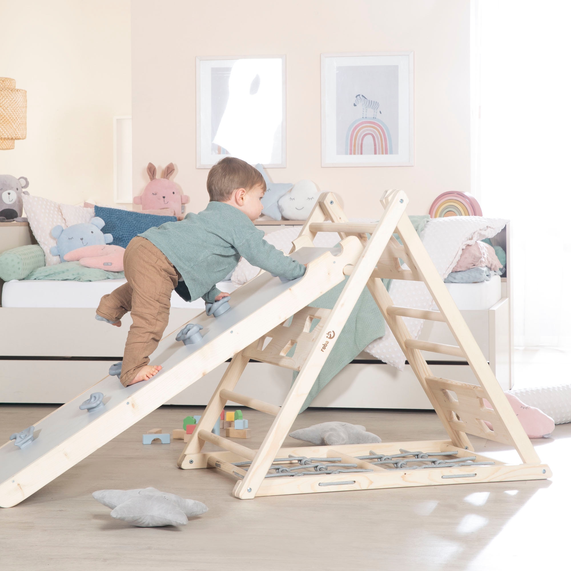 roba® Rutsche »Rutschbrett für roba Kletterdreieck« für roba Kletterdreieck und Spielturm