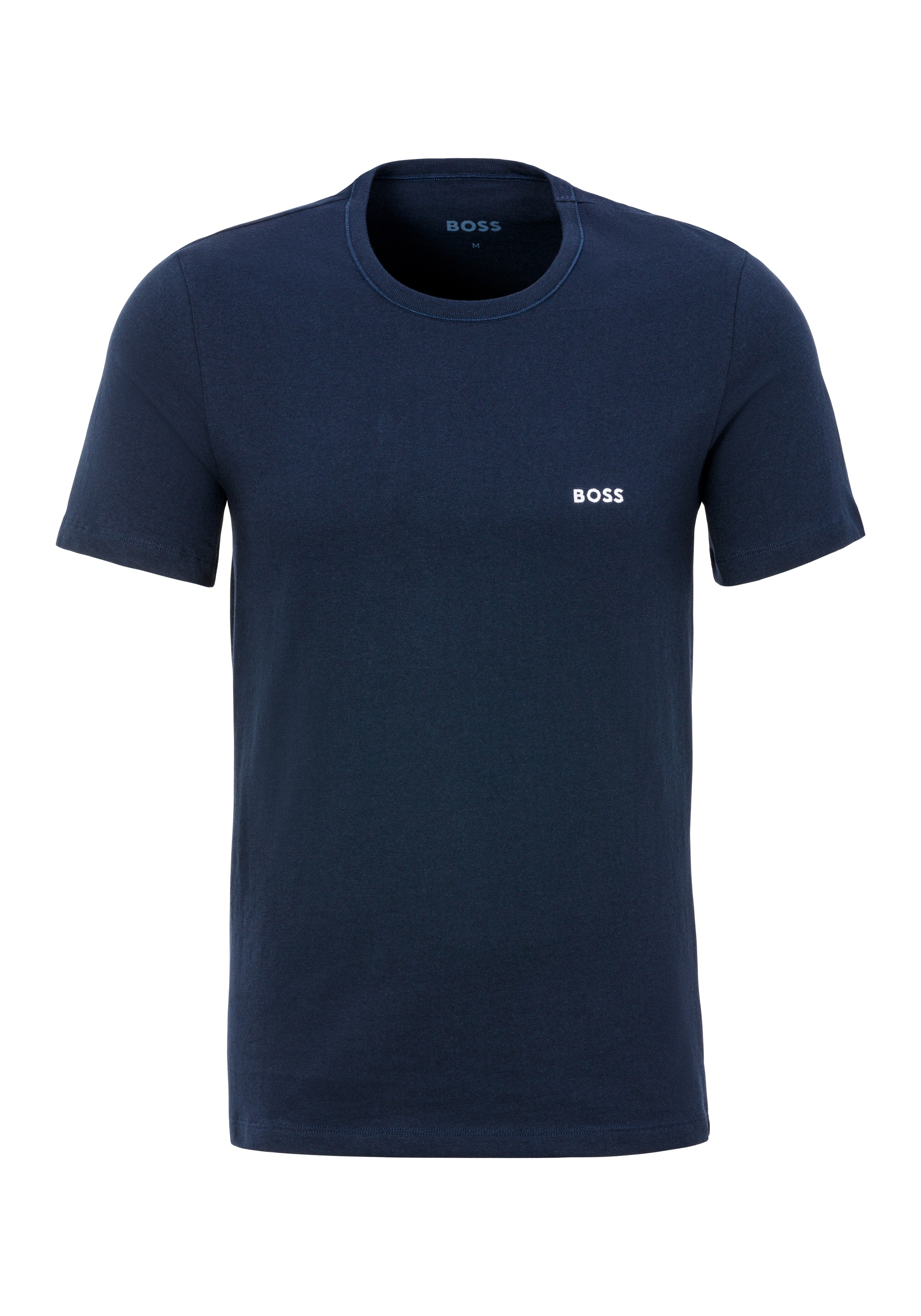BOSS T-Shirt »TShirtRN 3P Classic«, (Packung, 3 tlg.), mit BOSS Stickerei