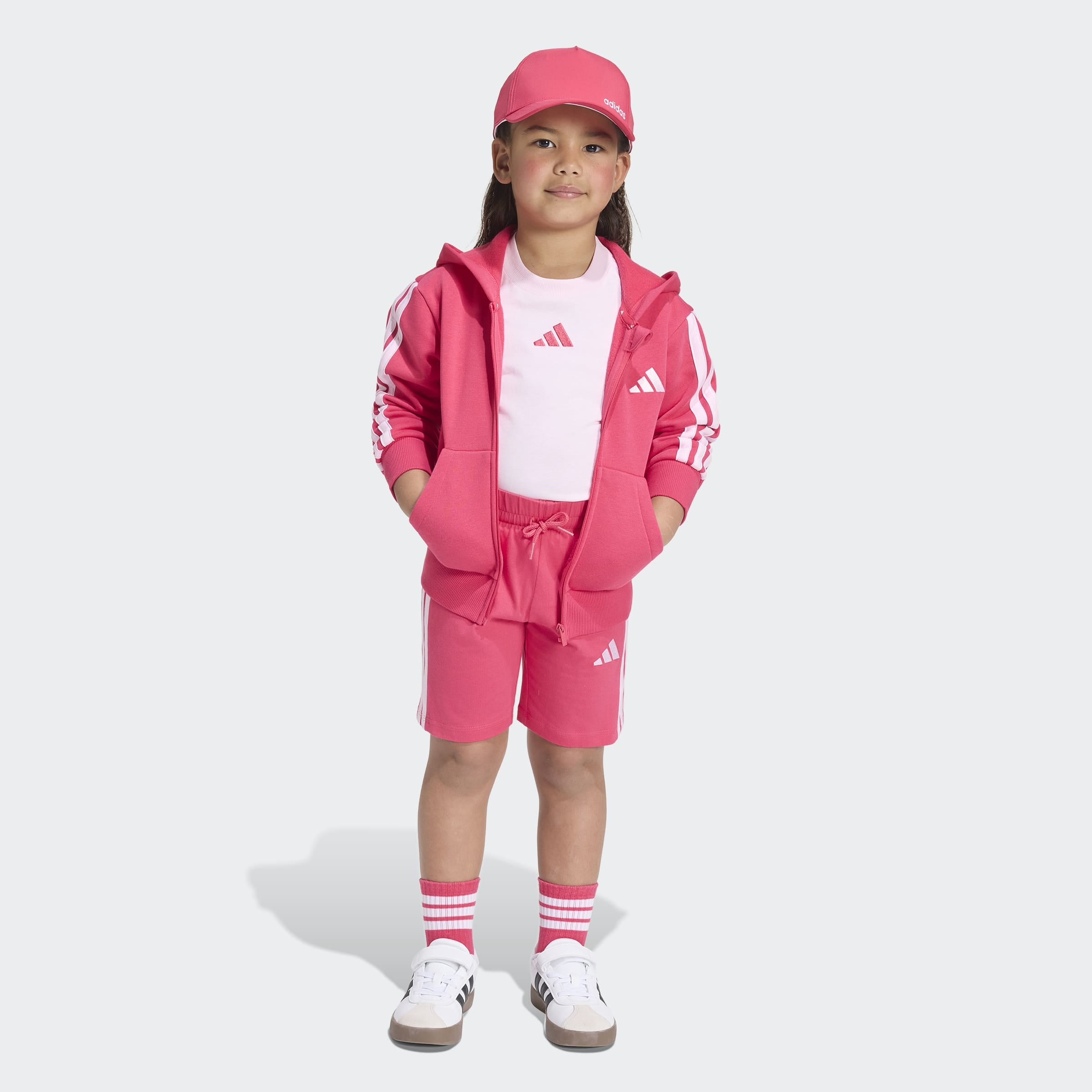 adidas Sportswear Combinaison d'entraînement »ESSENTIALS KIDS -SET« 2 pour enfants, en 2 pièces, en coton