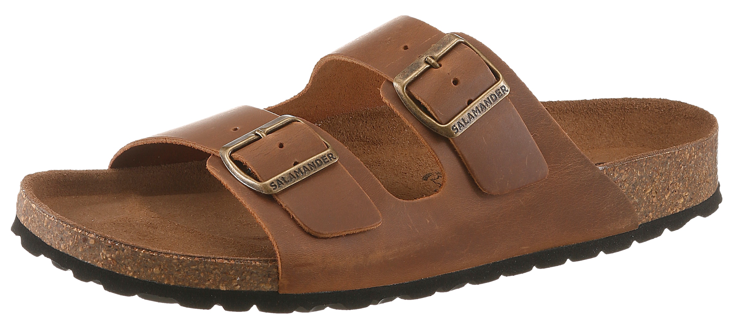 Image of Salamander Pantolette Sommerschuh, Hausschuh mit Schnallenverschlüsse und Fussbett
