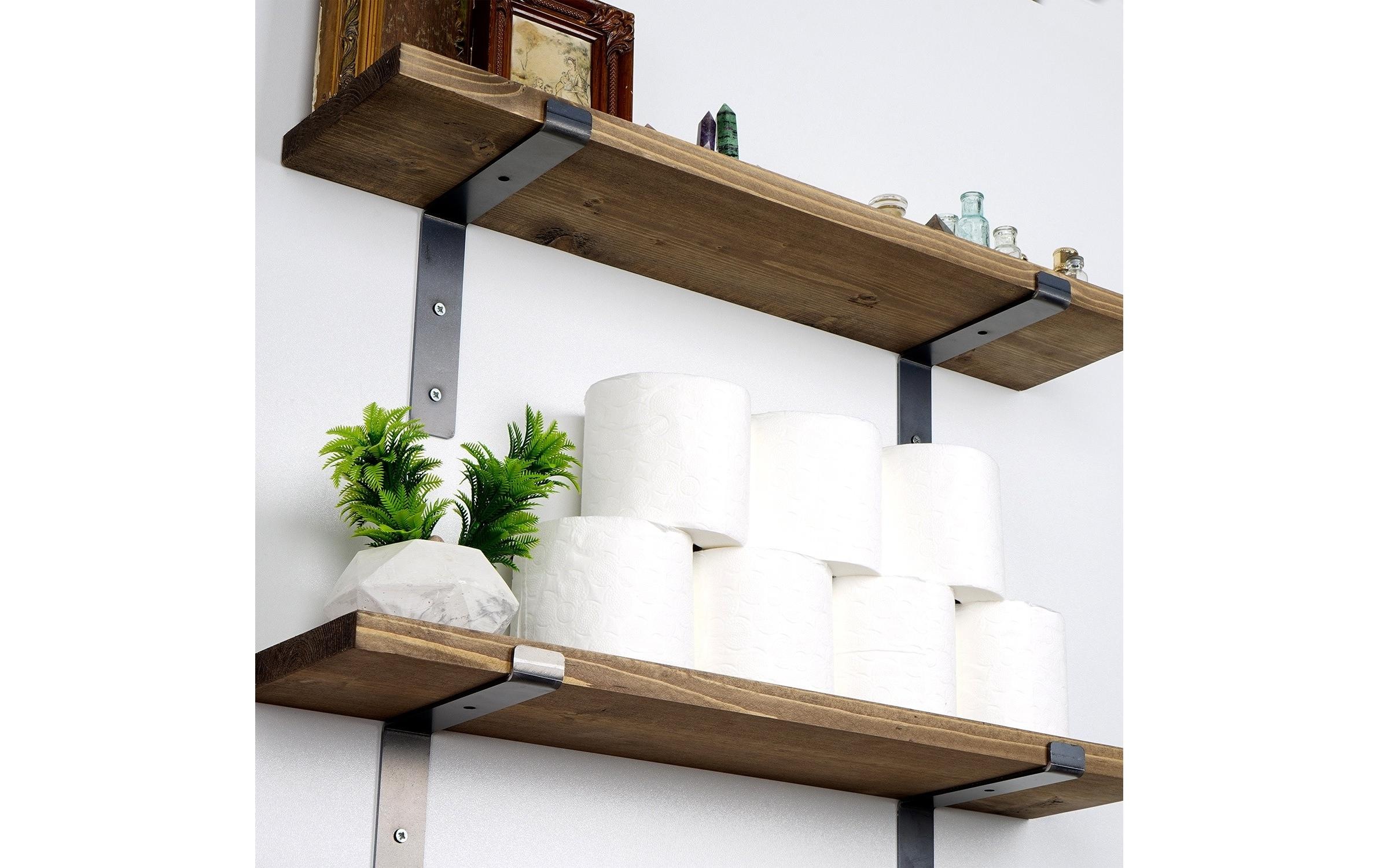 WOODY FASHION Étagère murale »LAM004 2 Stück, 60 x 16 x 14 cm,«