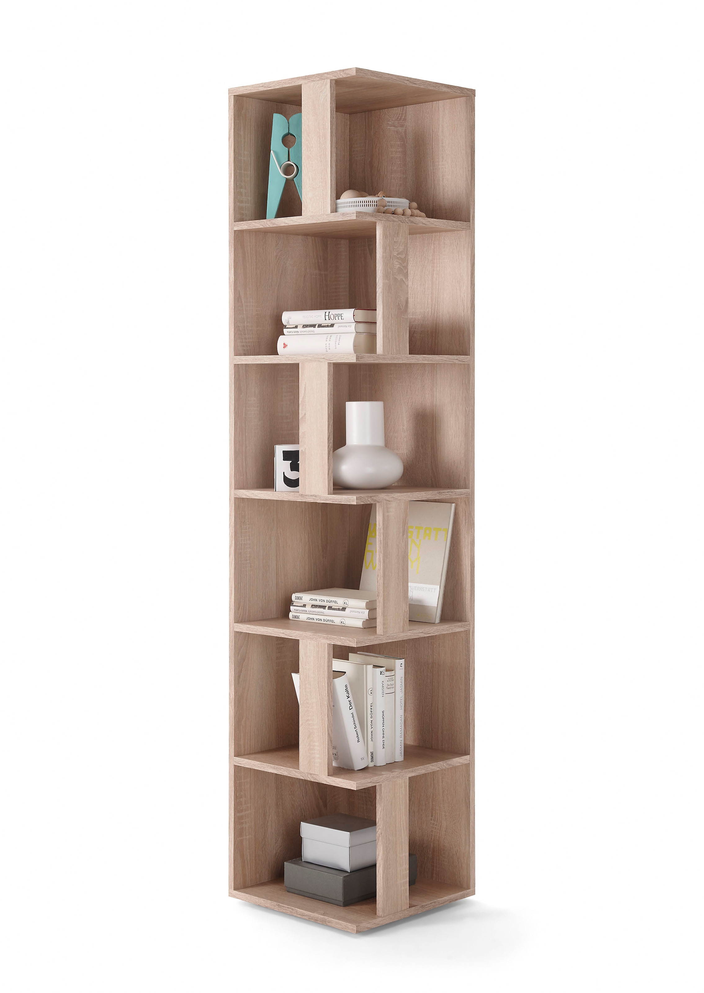 BEGA OFFICE Eckregal »Corner Shelf«, mit 6 offenen Fächer, 37,5x37,5x186 cm