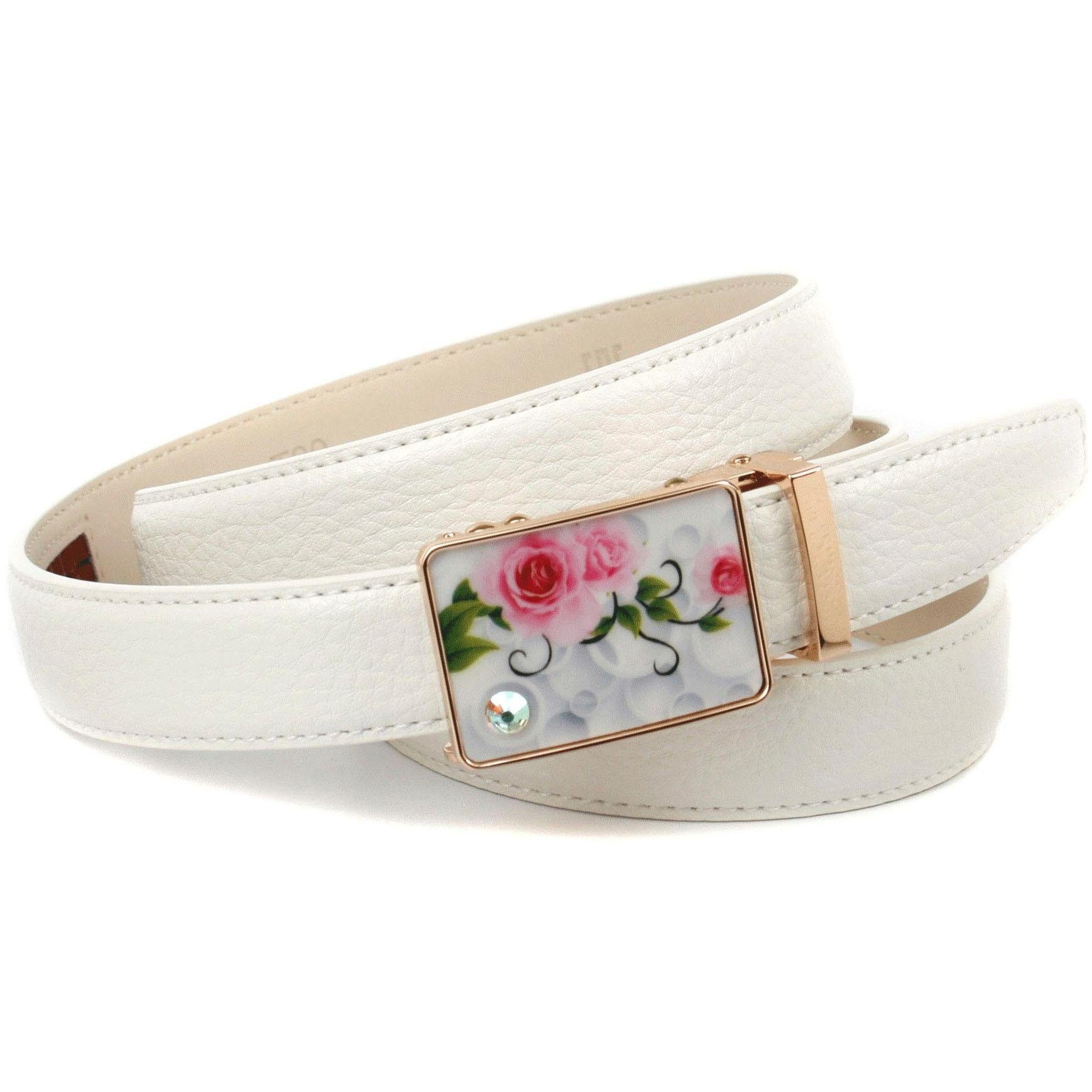 Image of Anthoni Crown Ledergürtel, stilvoller Gürtel mit Sommerfeeling bei Ackermann Versand Schweiz