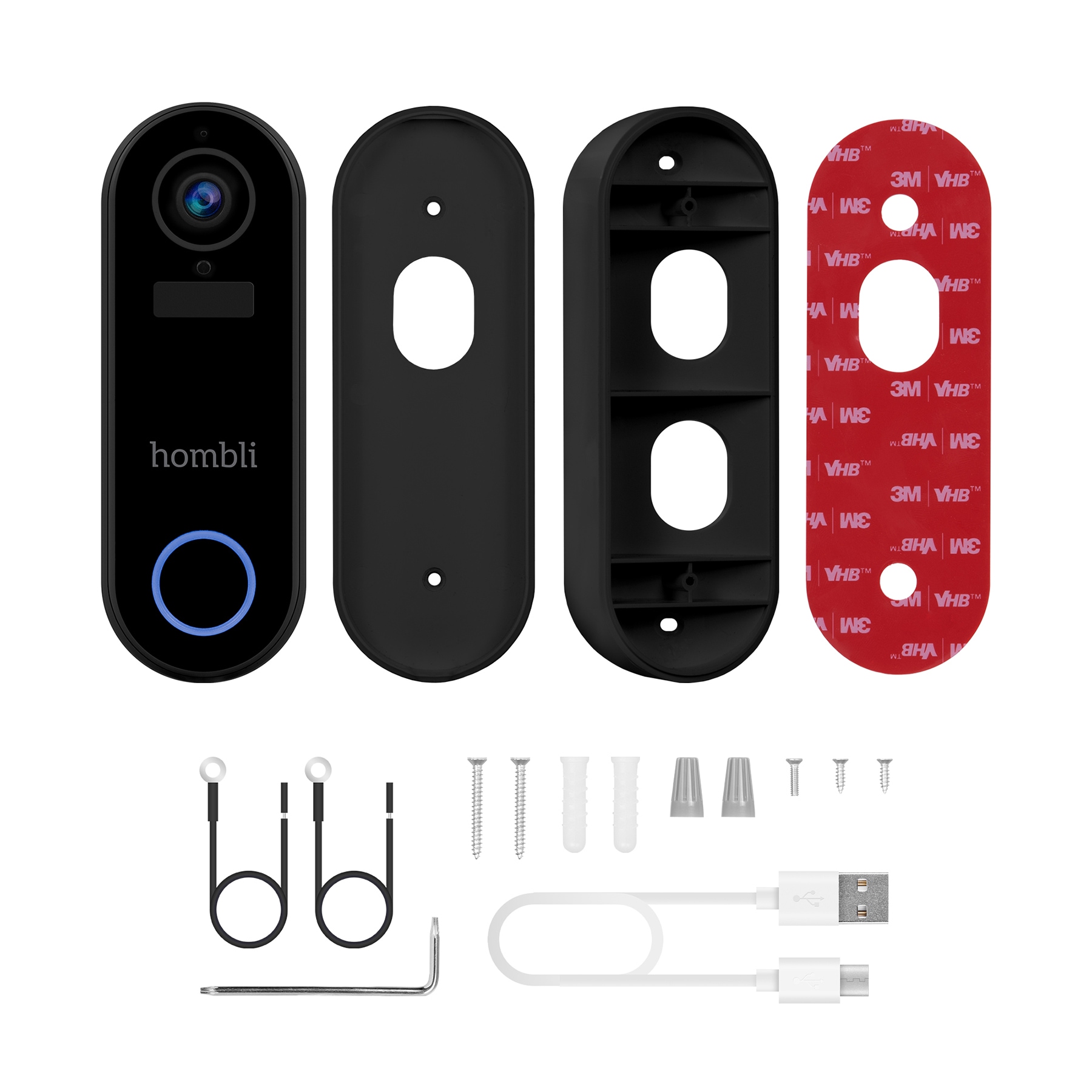 Hombli Smart Home Türklingel »smarte Türklingel 2 + Gong«, Aussenbereich