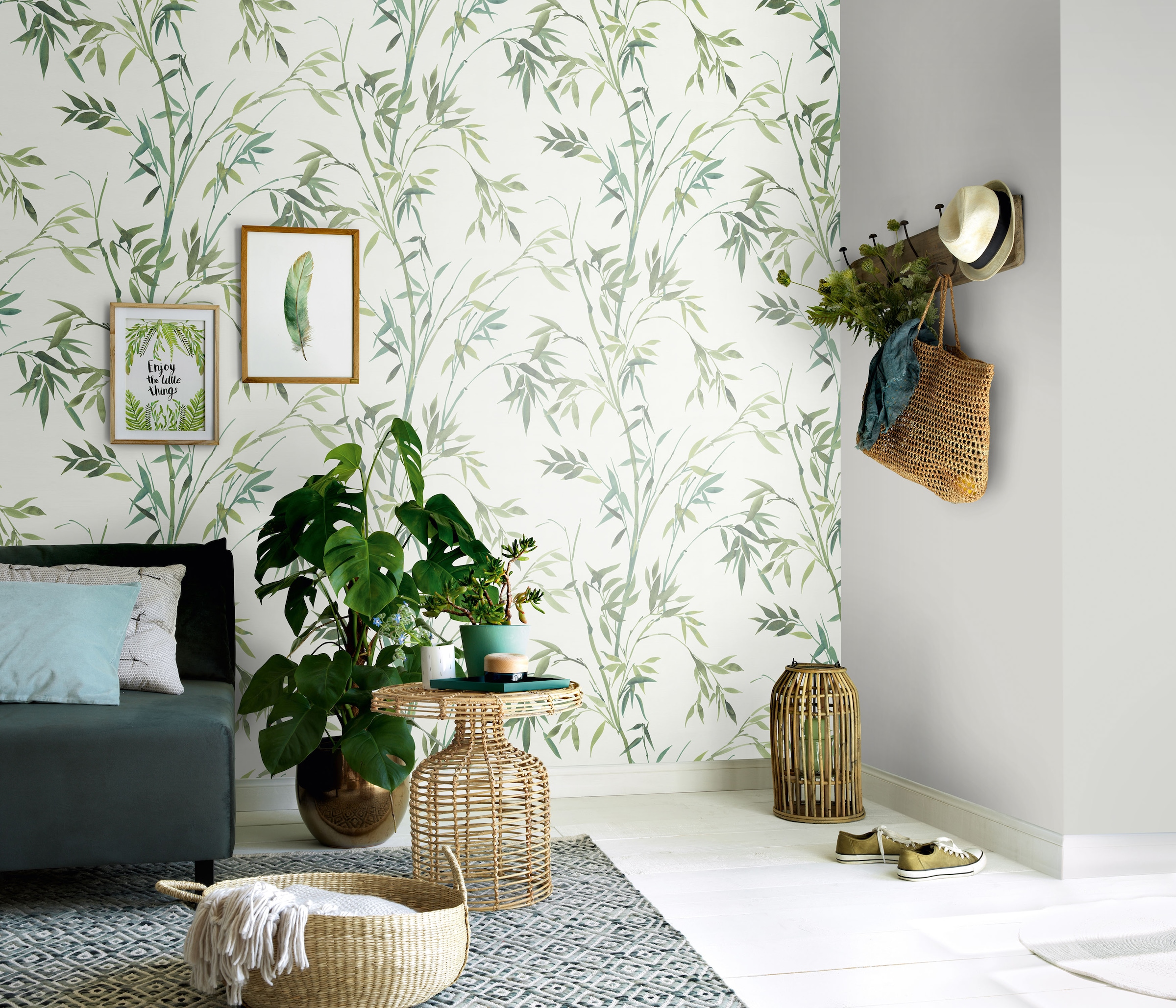 Erismann Papier peint intissé »Vliestapete Bamboorelle« Phthalate frei