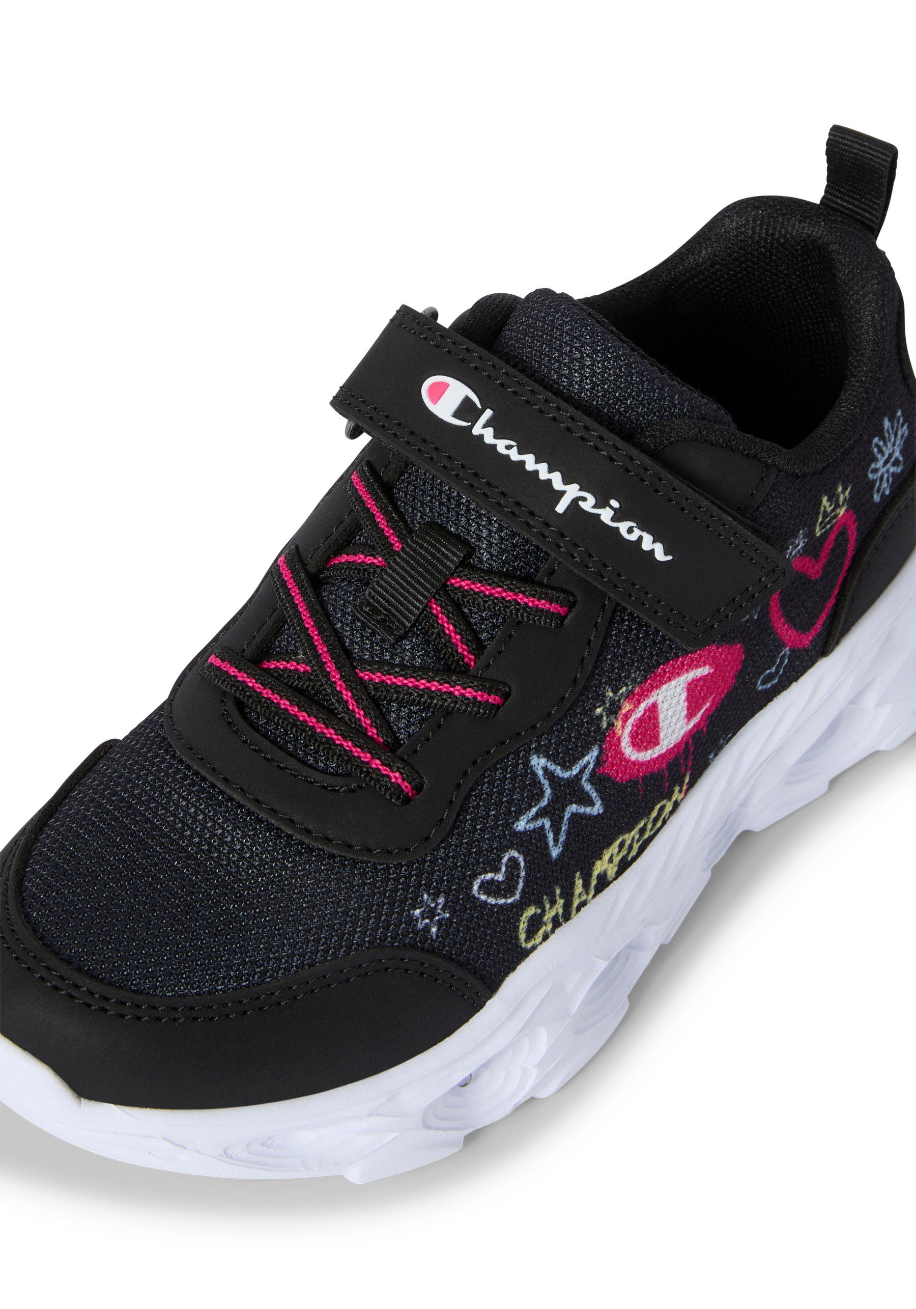 Champion Sneaker »FUNFAIR PRINT G PS«  mit cooler Blinkfunktion