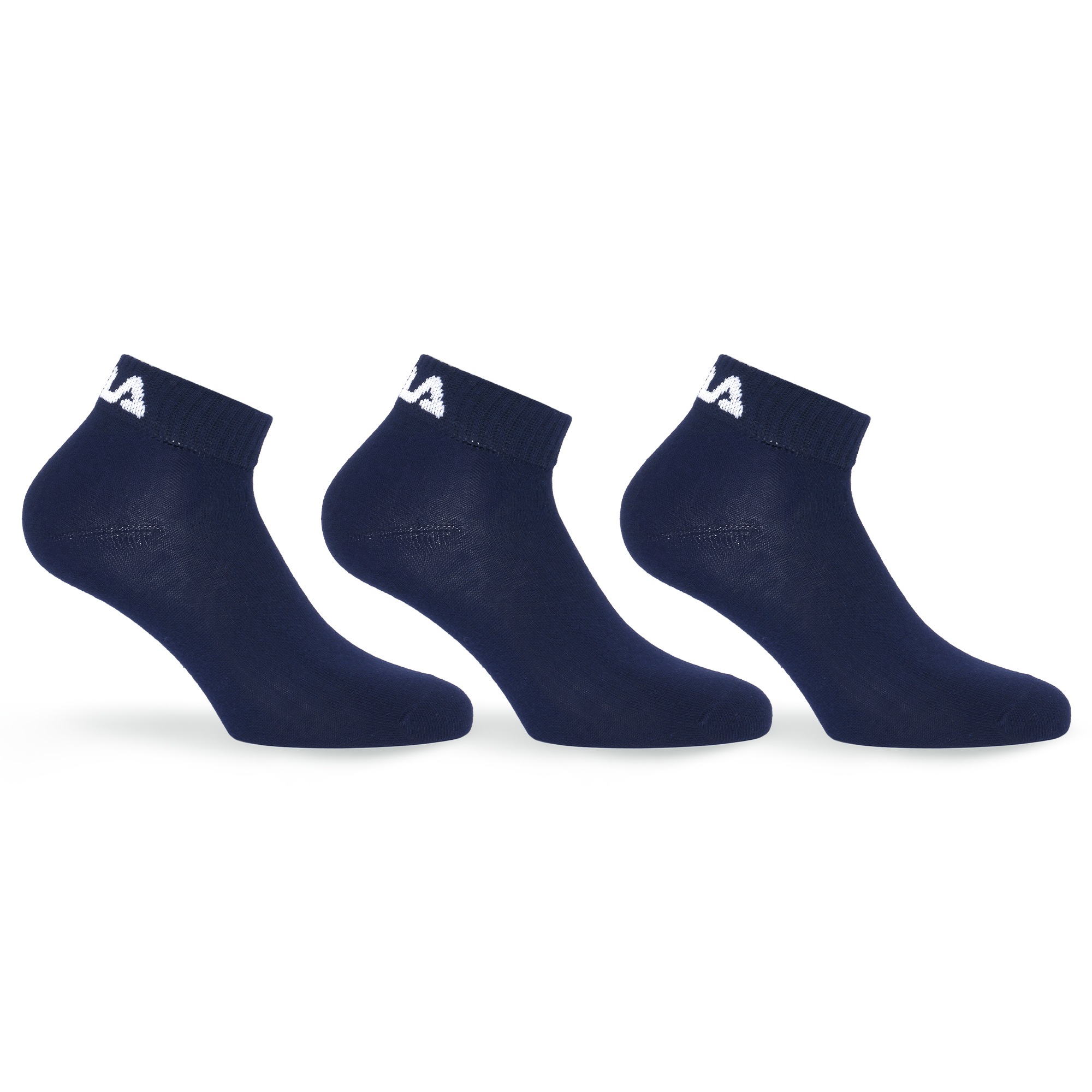 Image of Fila Kurzsocken "UNISEX INVISIBLE PLAIN SOCKS" 3 Paar tlg. mit Logostickerei