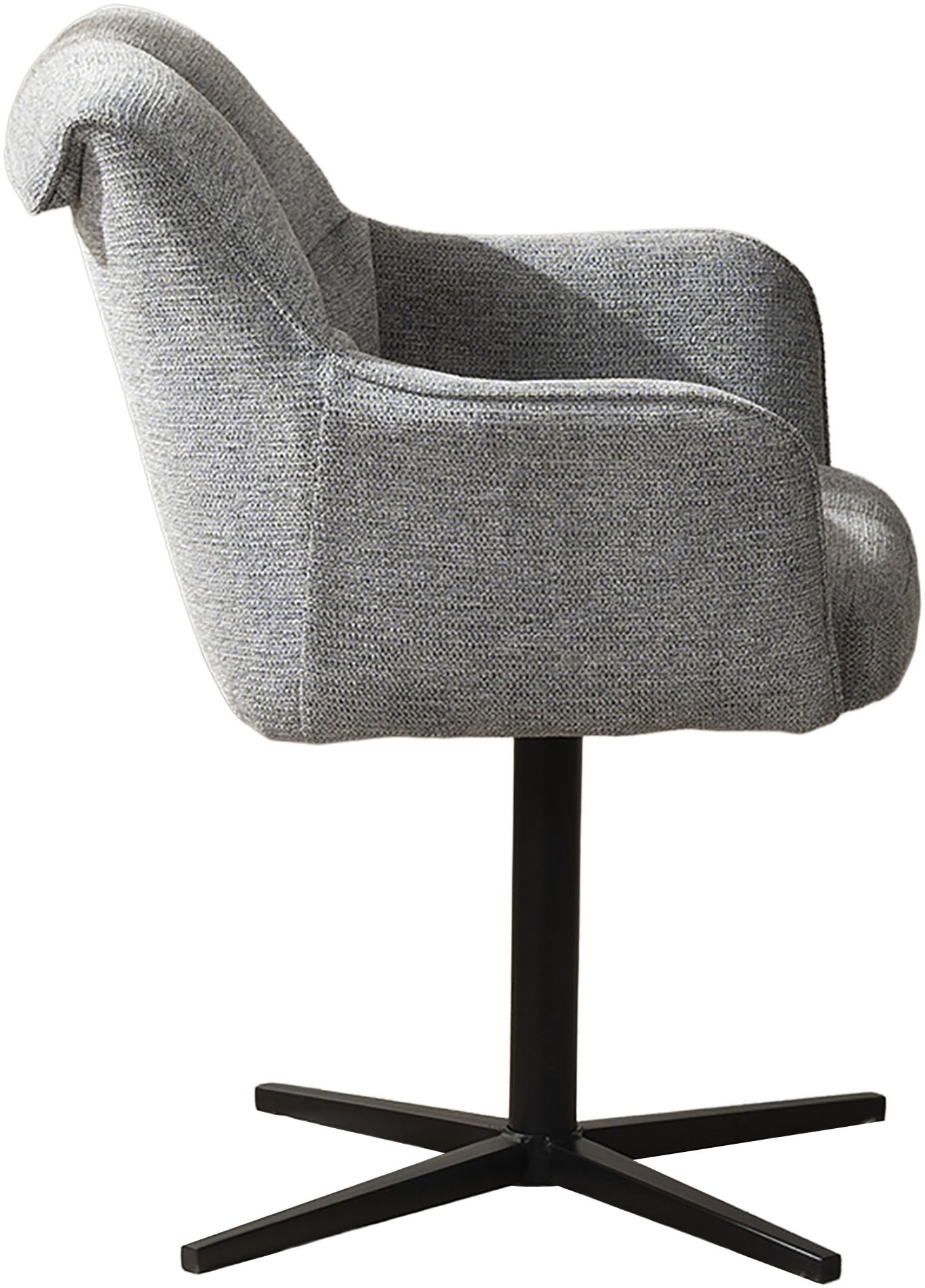 byLIVING Chaise de salle à manger »MEXICO« (Ensemble) 2 cuis360° drehbar, Taschenfederkern, Doppelte Aufpolsterung im Rücken