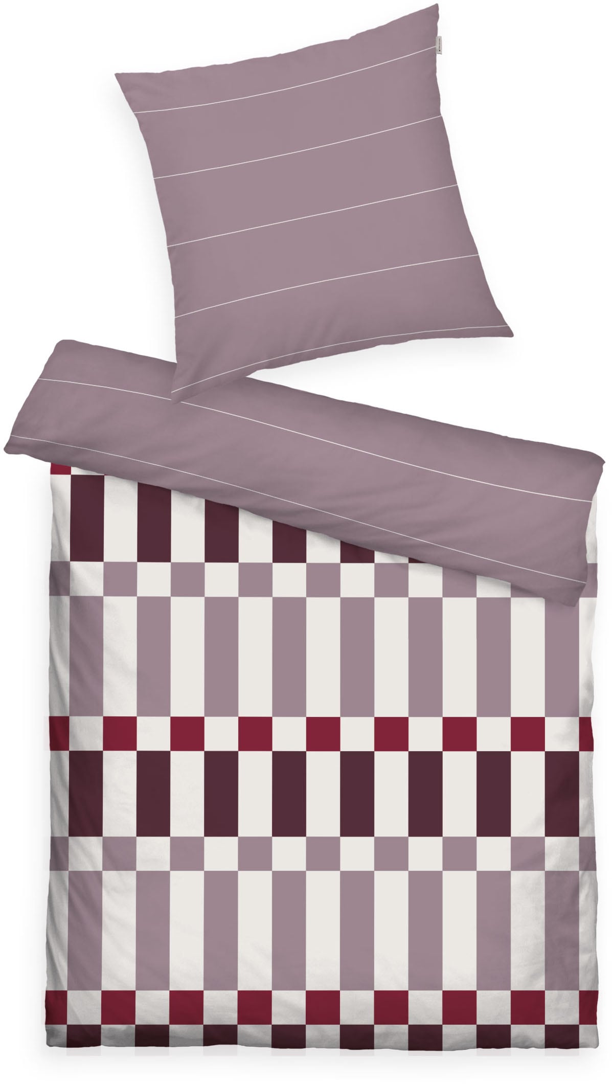 Image of TOM TAILOR HOME Wendebettwäsche "BOLD CHECK in Gr. 135x200cm oder 155x220cm" 2 Stk. new bedroom, gewebtes Label