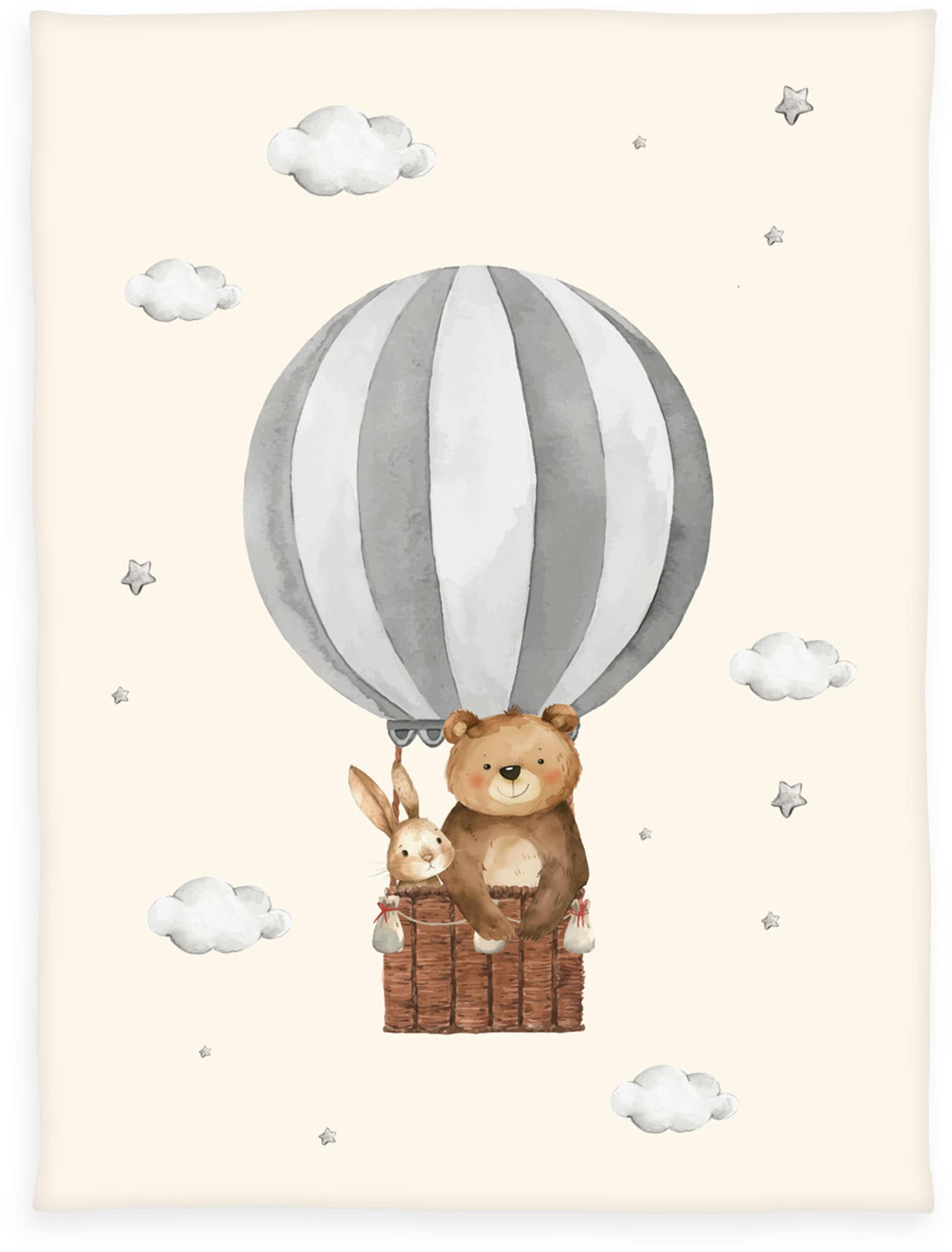 Image of Baby Best Babydecke "babybest Ballonfahrt" niedliches Motiv