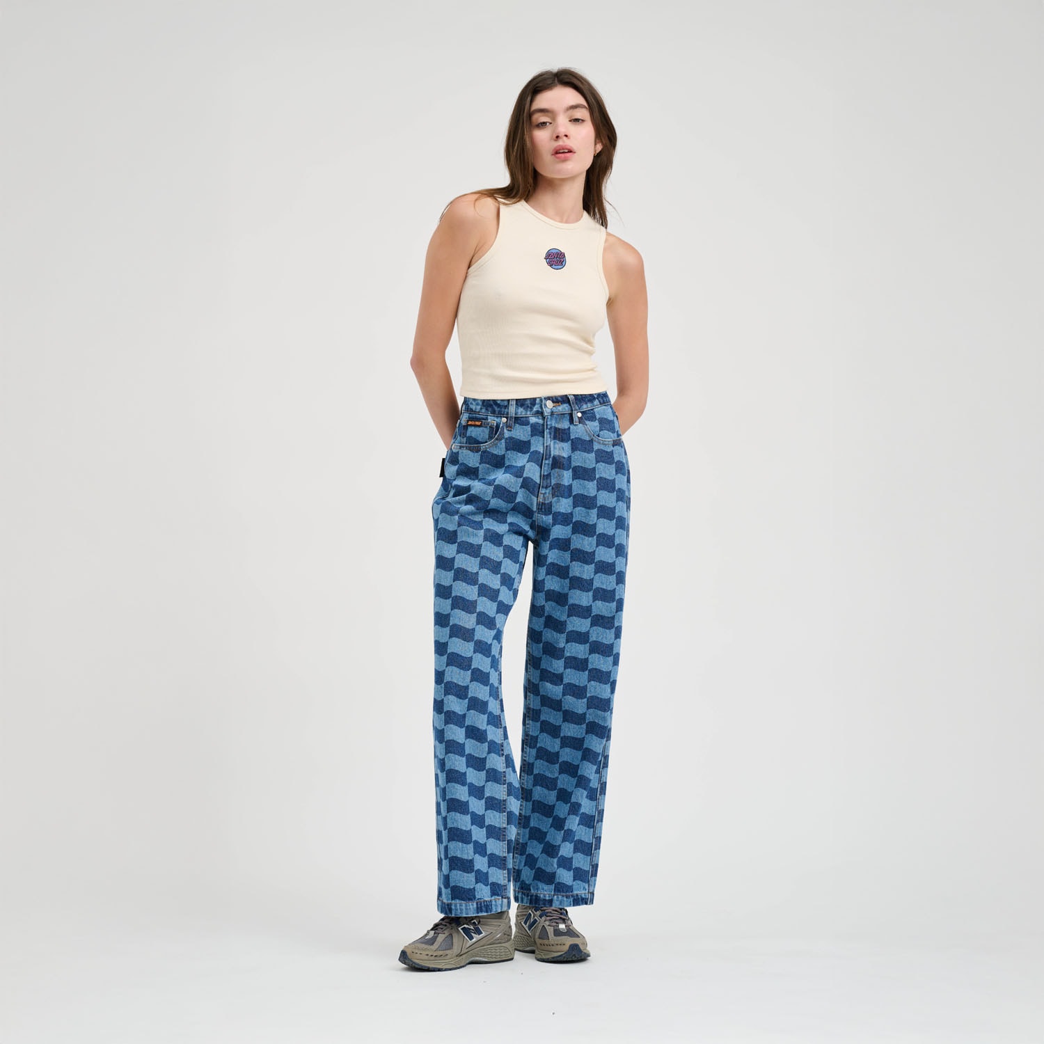 Image of Santa Cruz Ripptanktop "OTHER DOT EMB TANK"