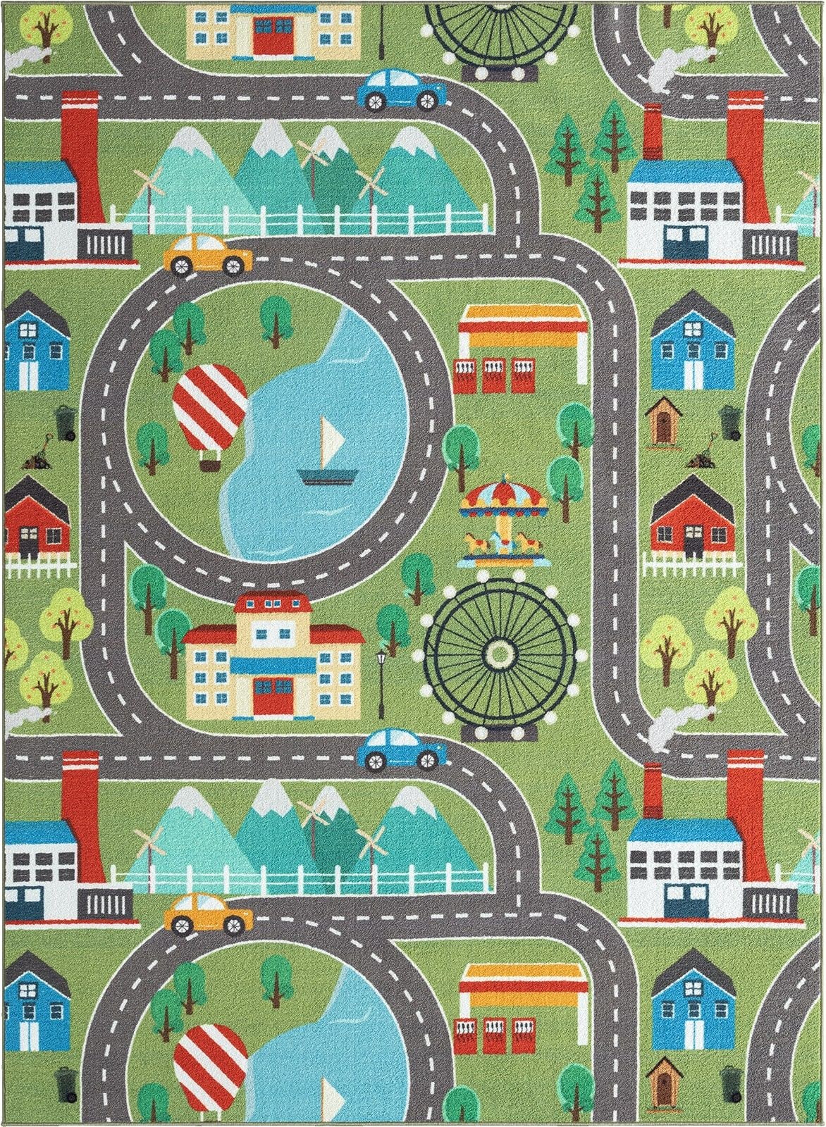 the carpet Teppich »Happy Life« rechteckig 4 mm Höhe Life Kinderzimmer Teppich Spielteppich pflegeleicht