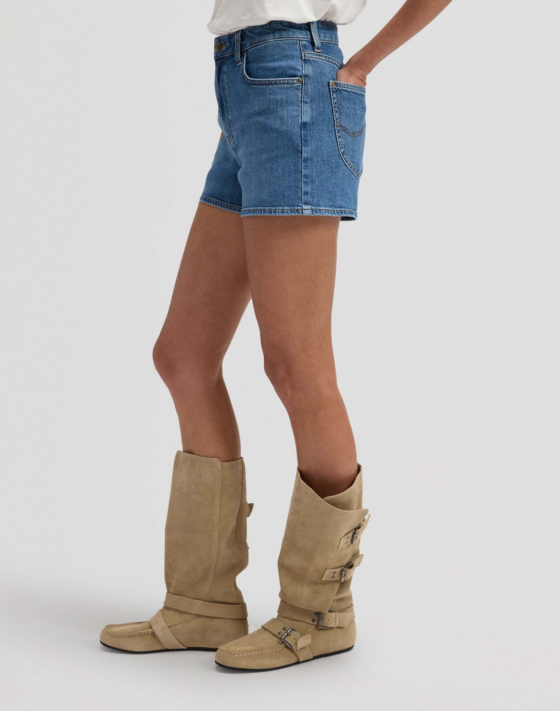 Lee® Regular-fit-Jeans »Lee Jeansshorts Carol«