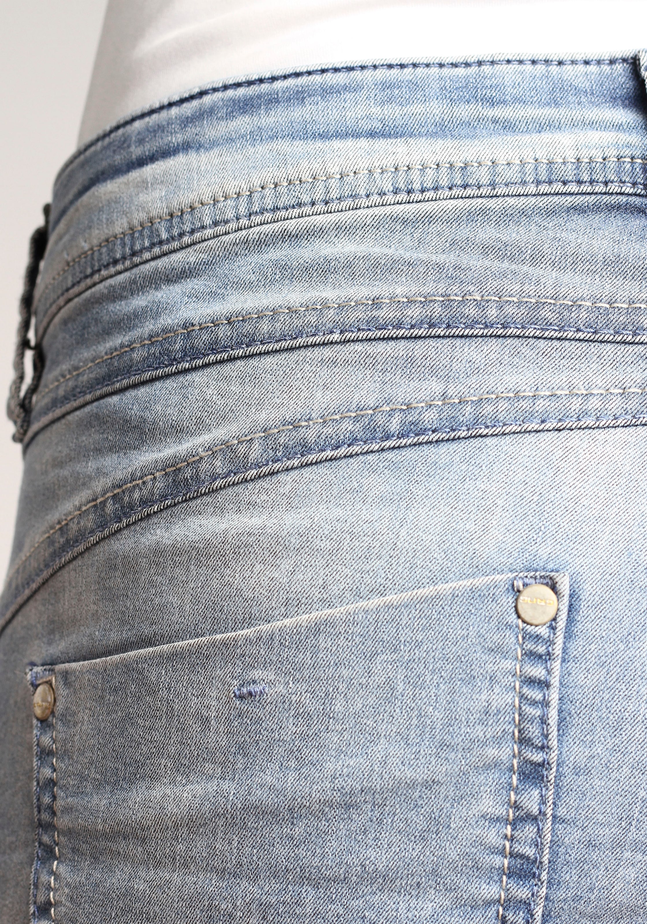 Used Relax-fit-Jeans Waschung in ♕ auf versandkostenfrei »94Amelie«, GANG cooler