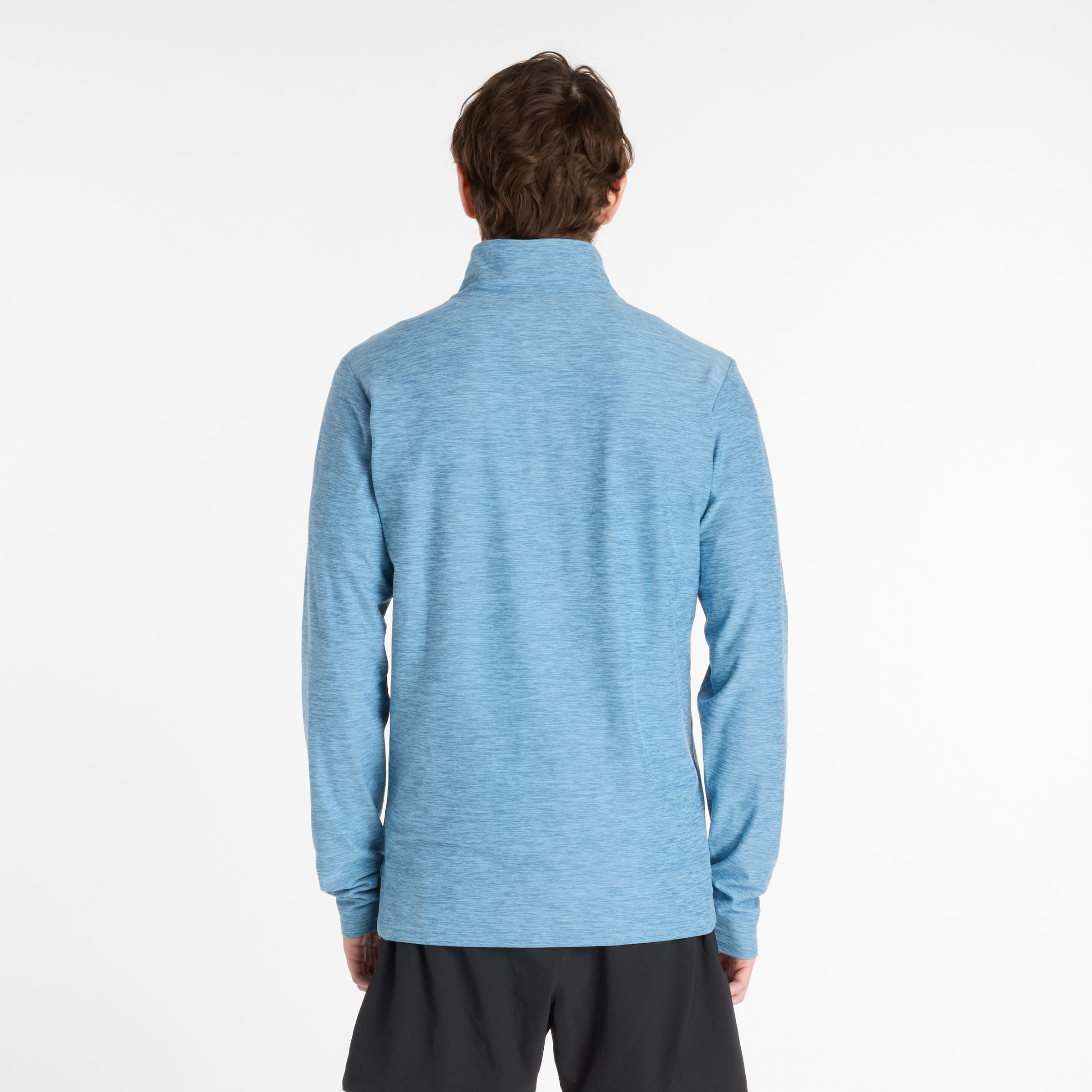 New Balance Laufshirt »Space Dye 1/4 Zip«, mit Label