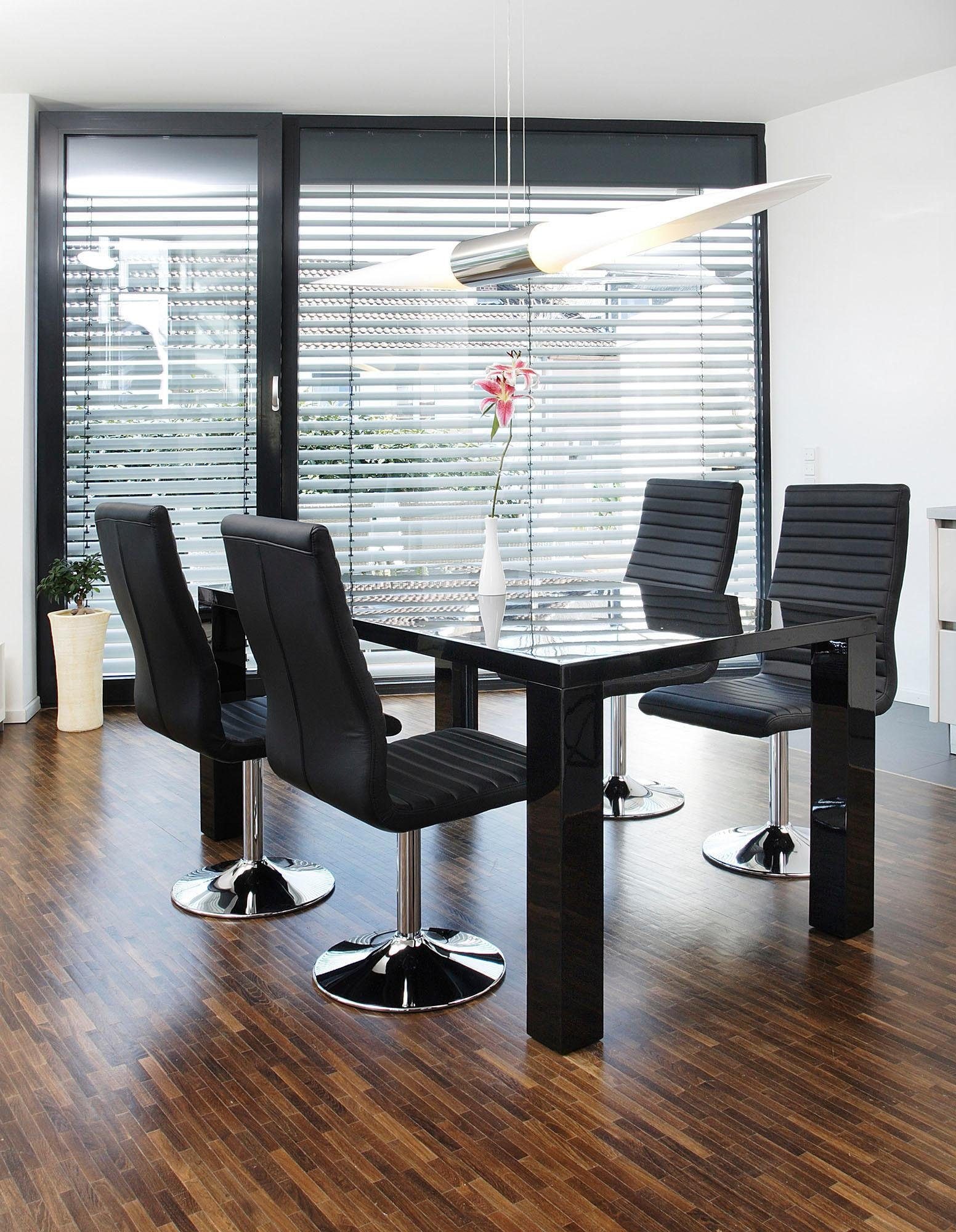 SalesFever Esszimmerstuhl »Komfortabler Armlehnstuhl zum Relaxen« (Set) 4 Stk.mit Drehfunktion