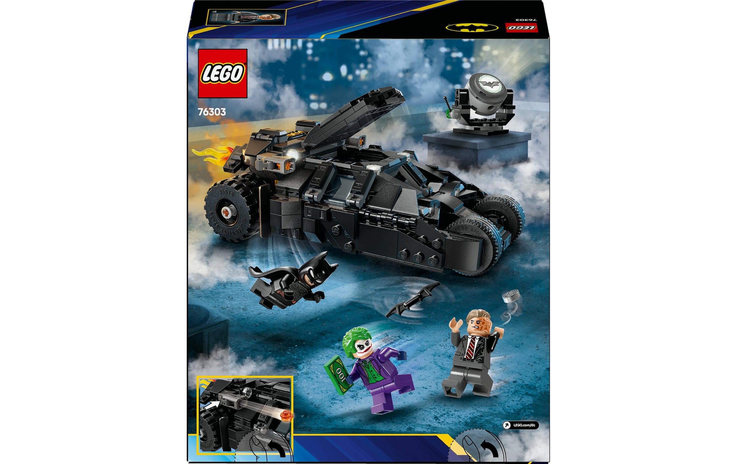 LEGO® Spielbausteine »DC Batman Tumbler vs. Two Face 76303«