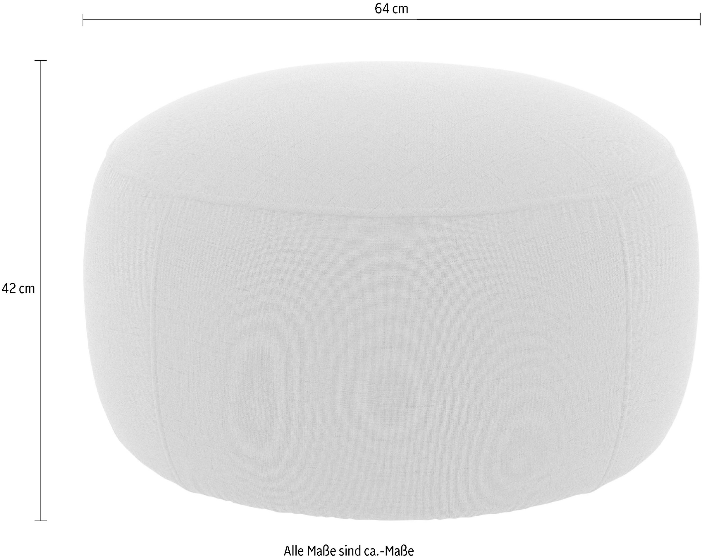 sit&more Hocker »Cadabra« Rundhocker, Durchmesser Sitzfläche 64 cm oder 104 cm
