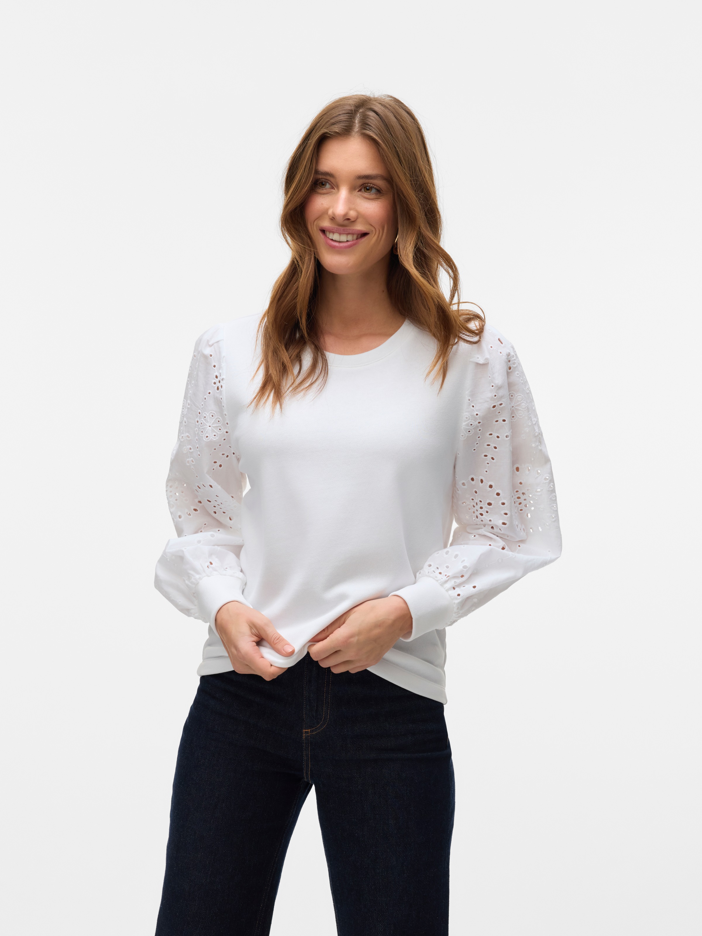 Vero Moda Sweatshirt »VMDAMINE LS SWEAT BOX JRS«