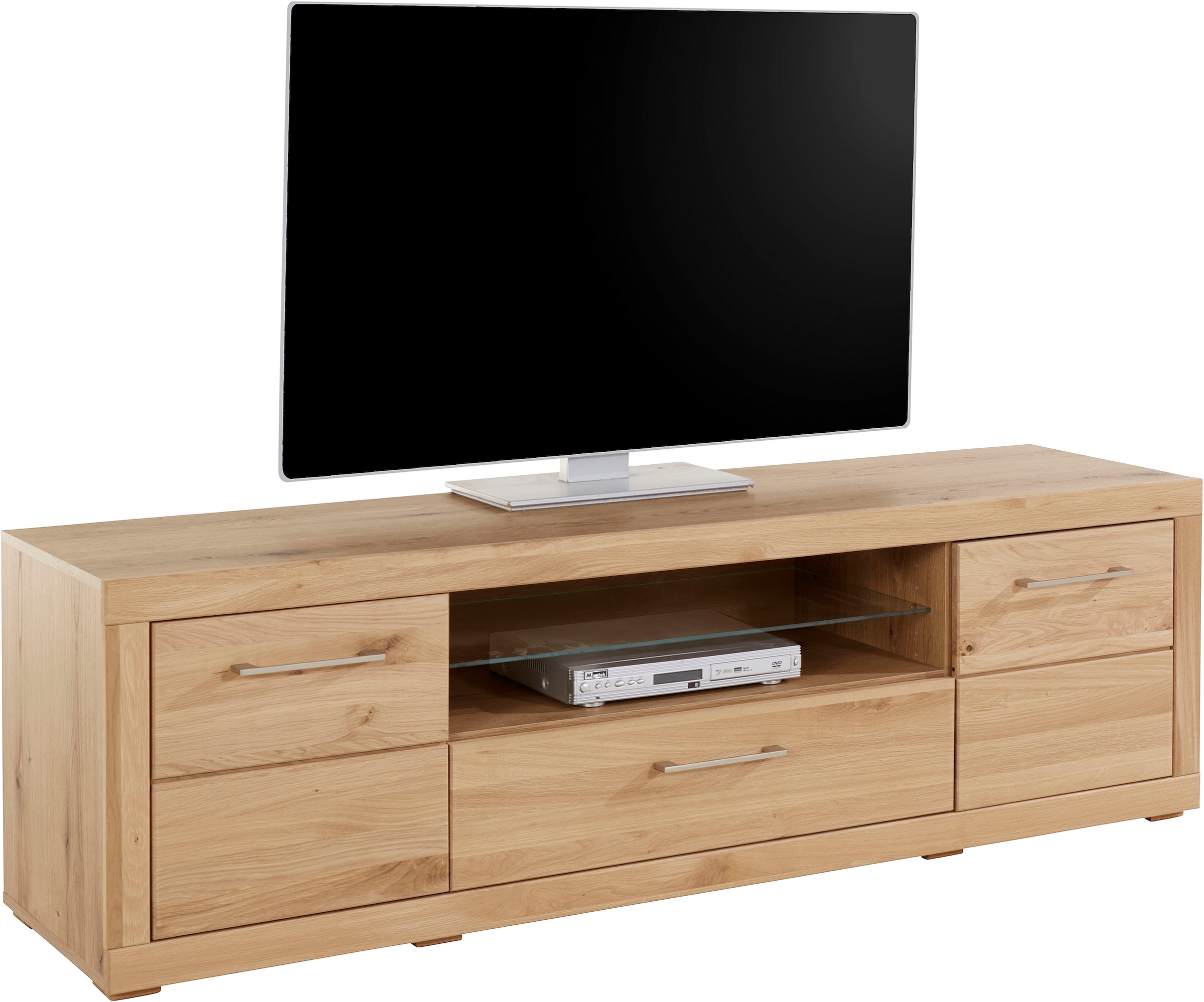 VOGL Möbelfabrik Lowboard »1237« Massivholzfront, Breite ca. 171 cm, mit Softclose Funktion