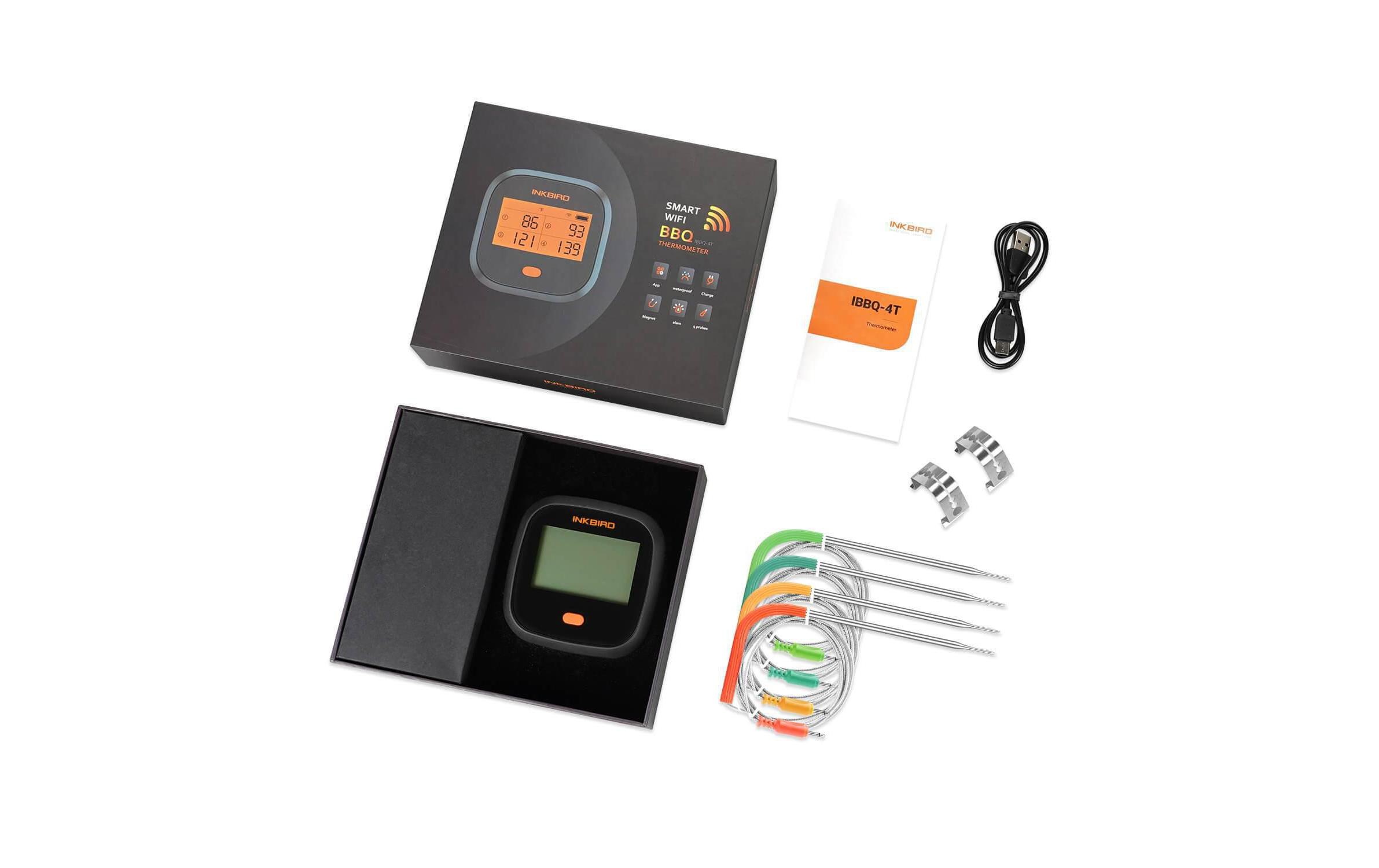 Bratenthermometer »Inkbird IBBQ-4T WiFi«
