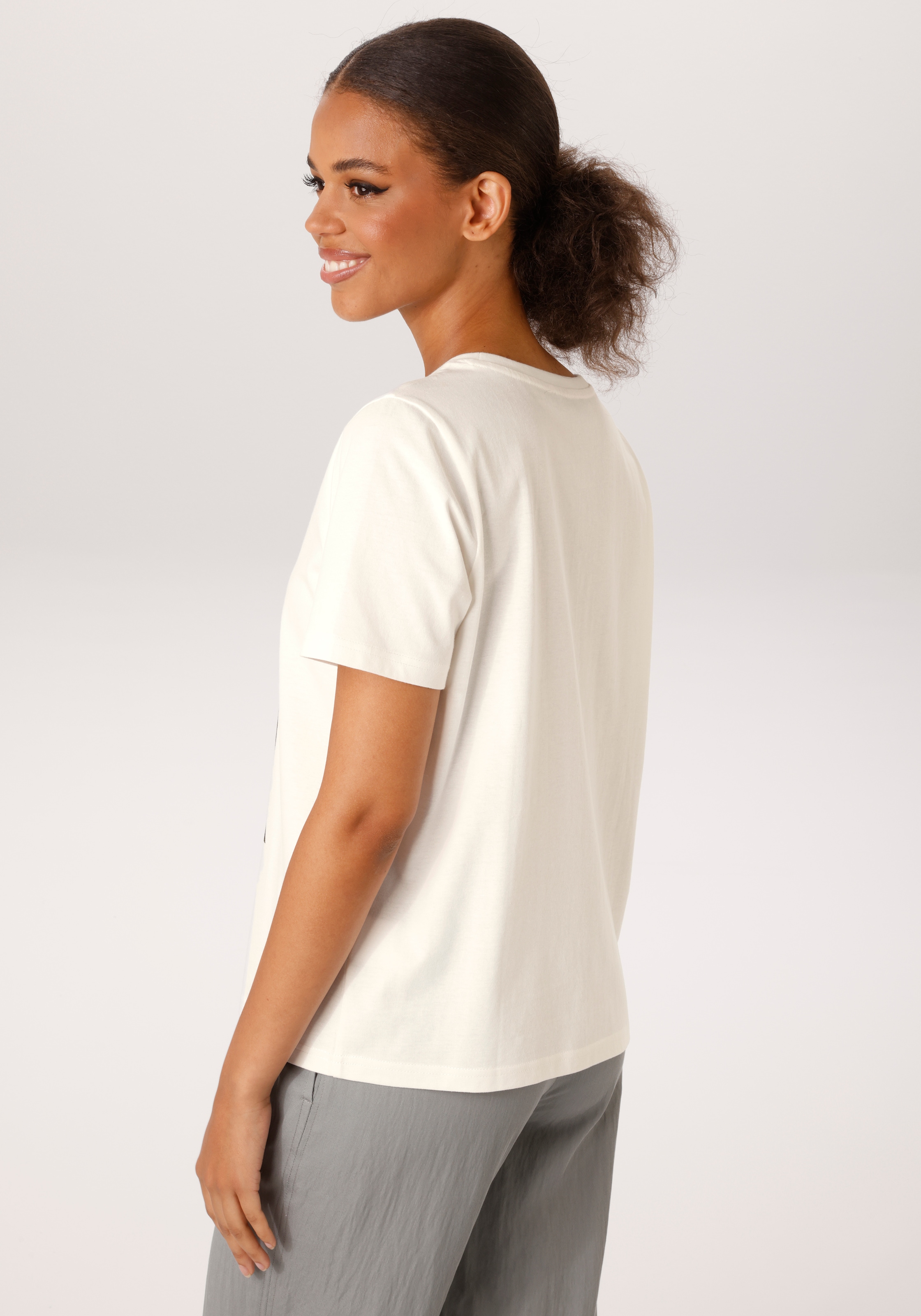 Aniston CASUAL T-shirt mit "stylischem" Frontdruck - NEUE KOLLEKTION