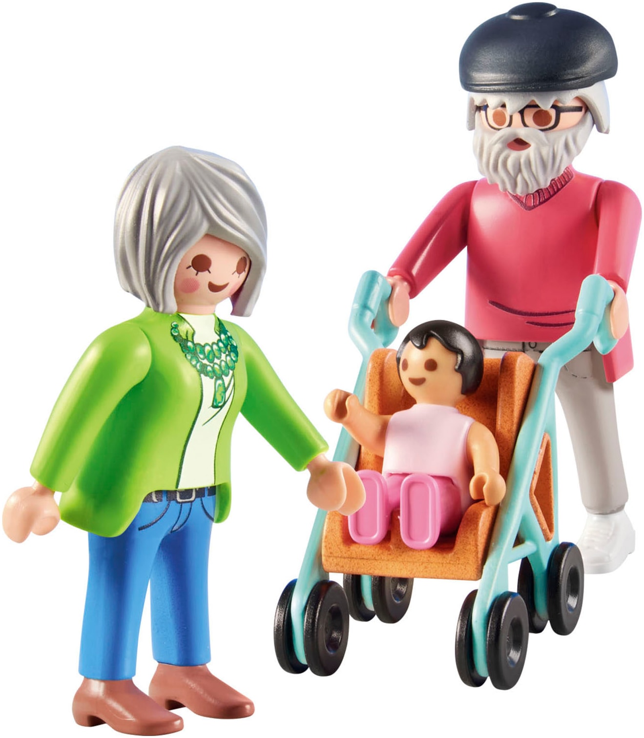 Playmobil® Jeu de construction »Grosseltern mit Baby (71613), myLife« Made in Europe