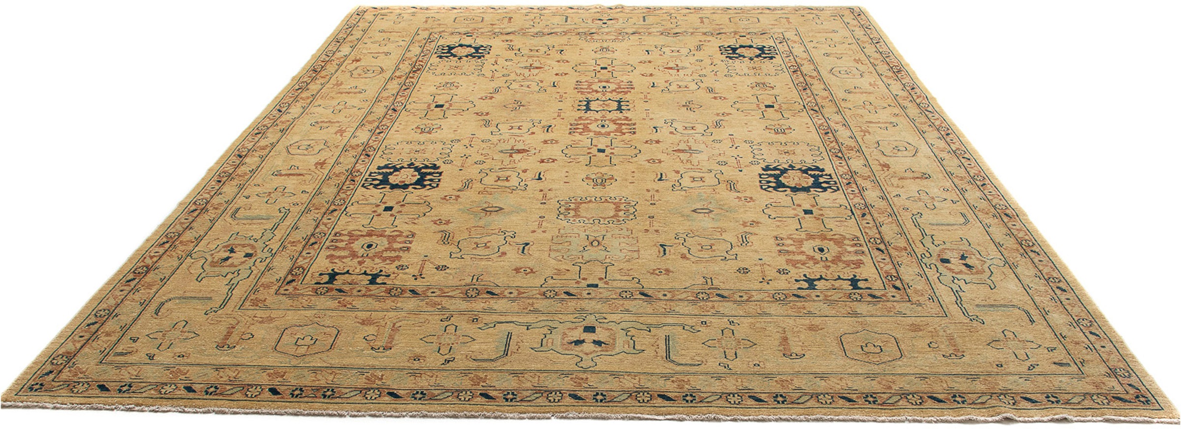 Image of morgenland Orientteppich »Perser - Nomadic - 321 x 248 cm - hellbraun«, rechteckig, 10 mm Höhe, Wohnzimmer, Handgeknüpft, Einzelstück mit Zertifikat bei Ackermann Versand Schweiz