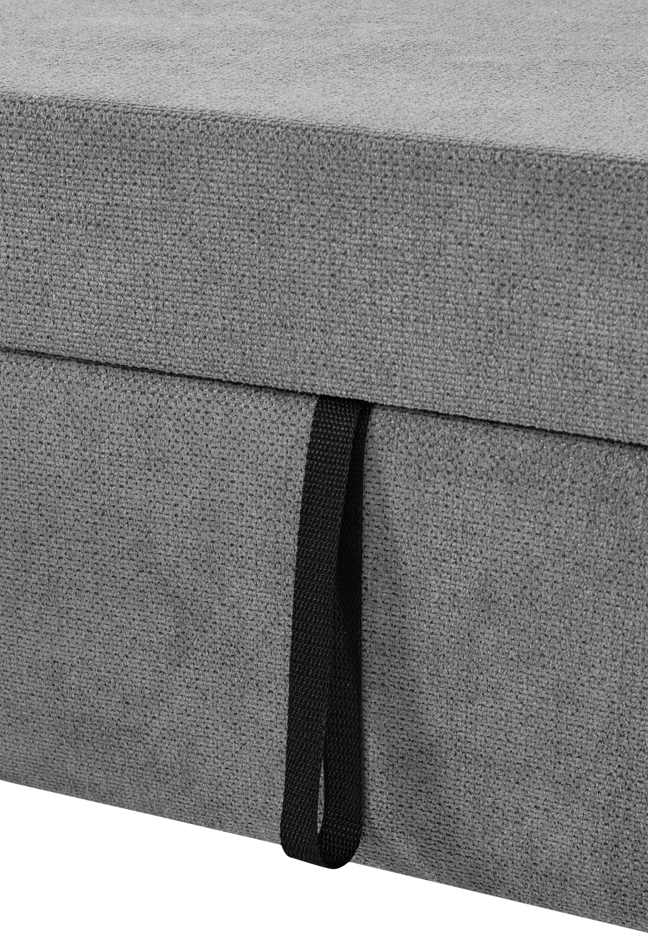 DOMO collection Ecksofa »Franzi L-Form«, wahlweise mit Kopfteilverstellung (dann Breite: 275 cm)
