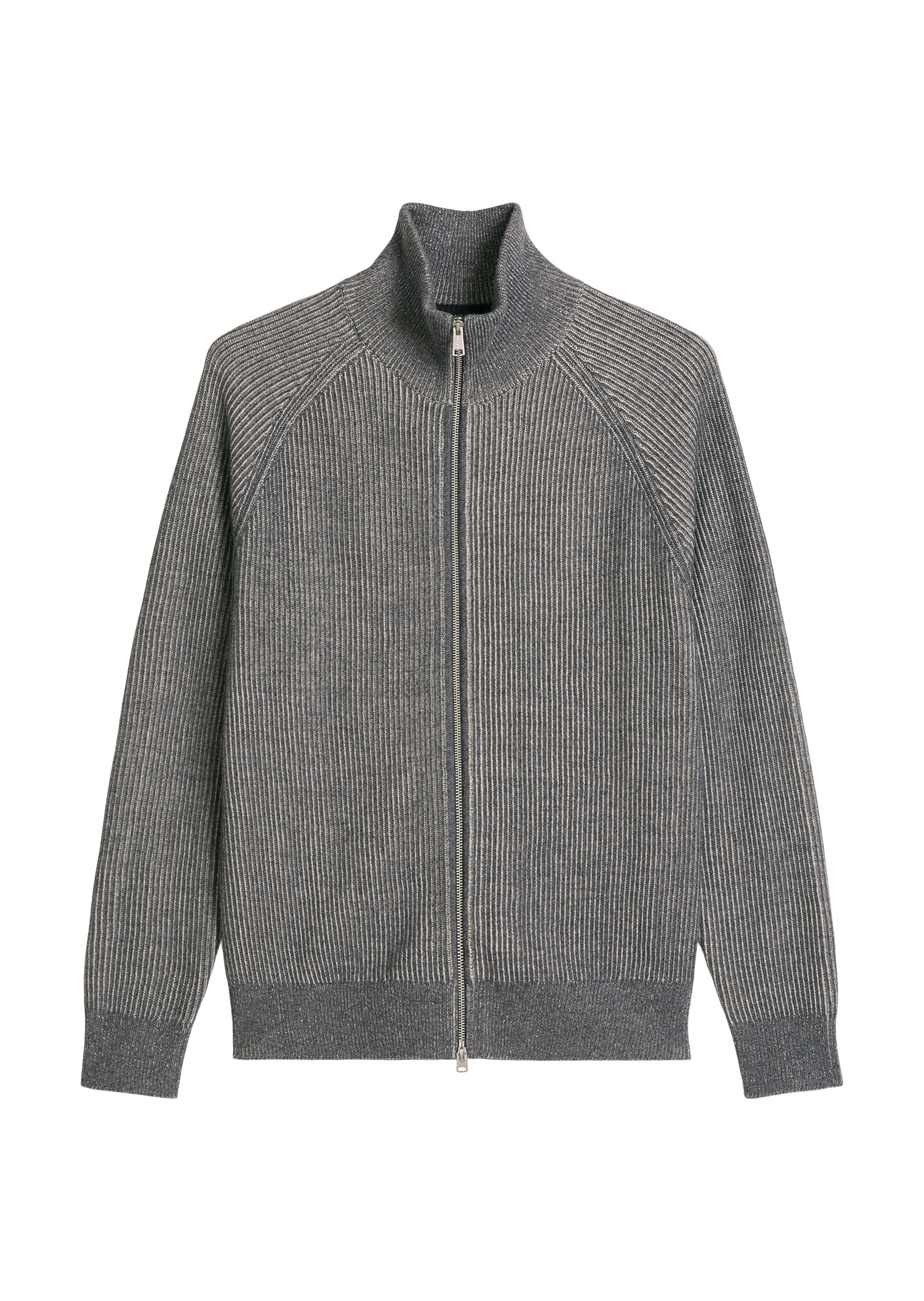Marc O'Polo Veste en tricot regular aus Bio-Baumwoll-Schurwoll-Mix