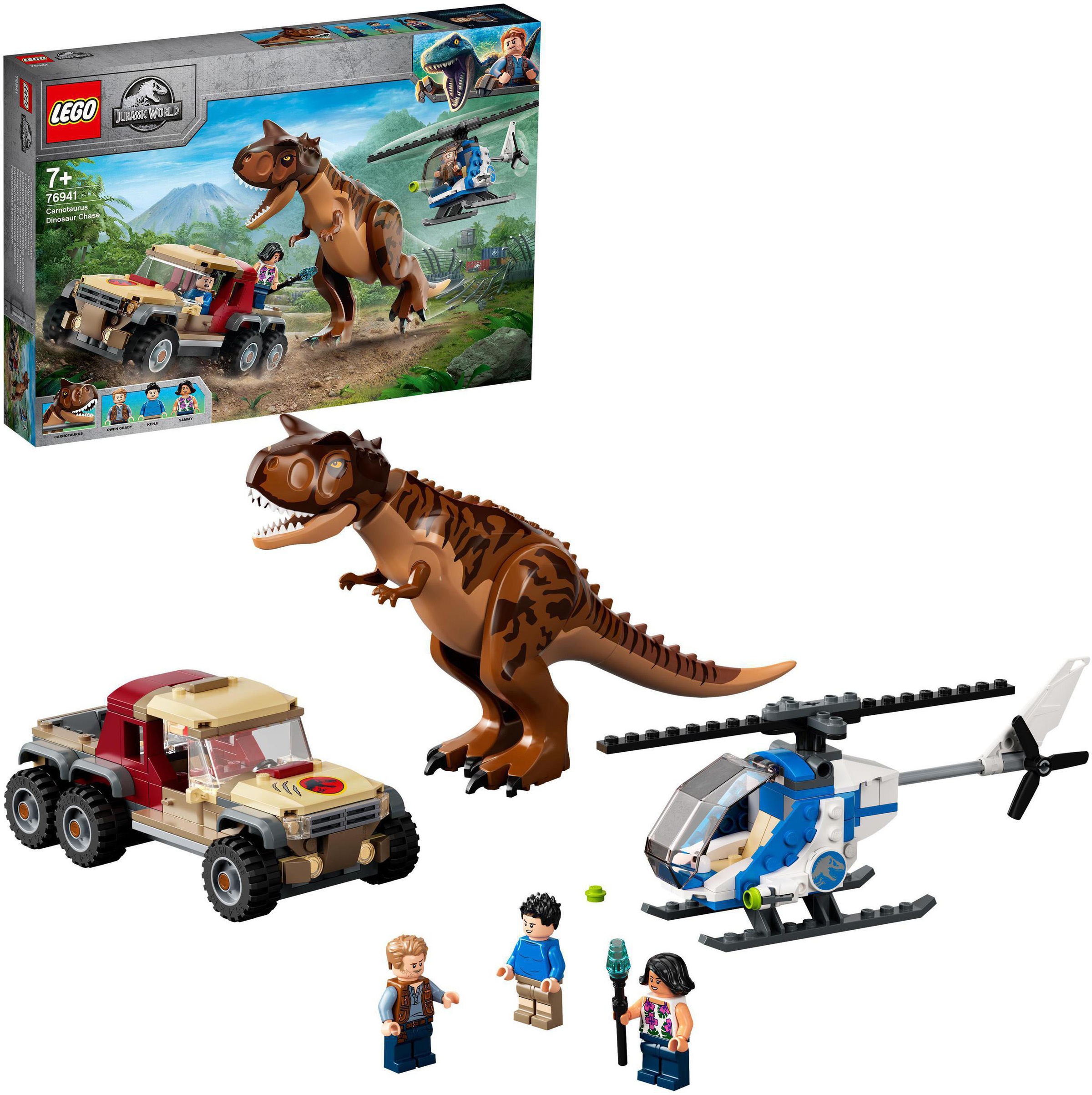 Image of LEGO® Konstruktionsspielsteine »Verfolgung des Carnotaurus (76941), LEGO® Jurassic World™«, (240 St.), Made in Europe bei Ackermann Versand Schweiz
