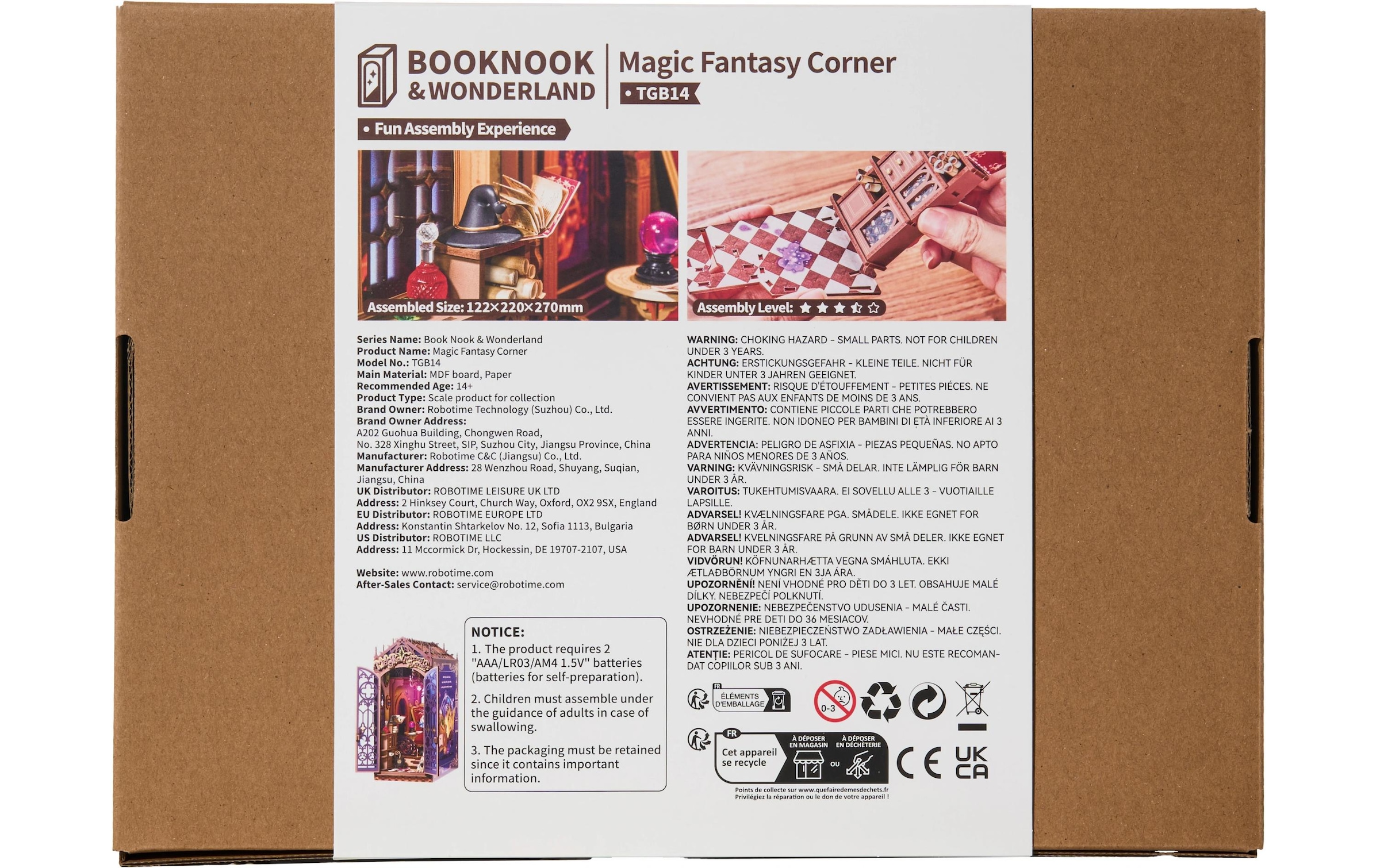   Modellbausatz »Rolife Magic Fantasy Corner Holzbausatz Diorama« 185 Stk. tlg.