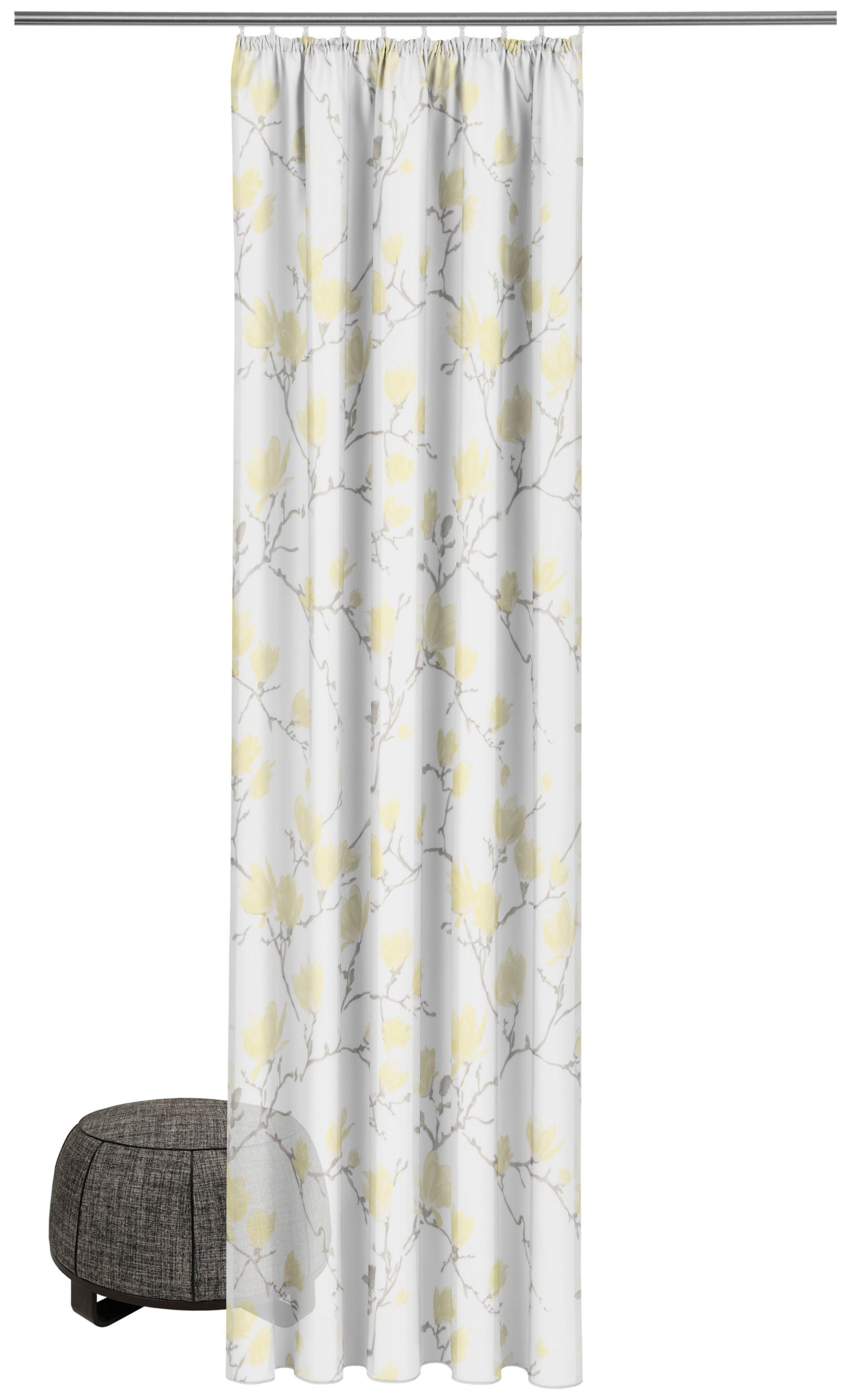 Image of ADO Goldfarbenkante Gardine nach Mass »Yulana«, (1 St.), halbtransparent, Pigmentdruck bei Ackermann Versand Schweiz