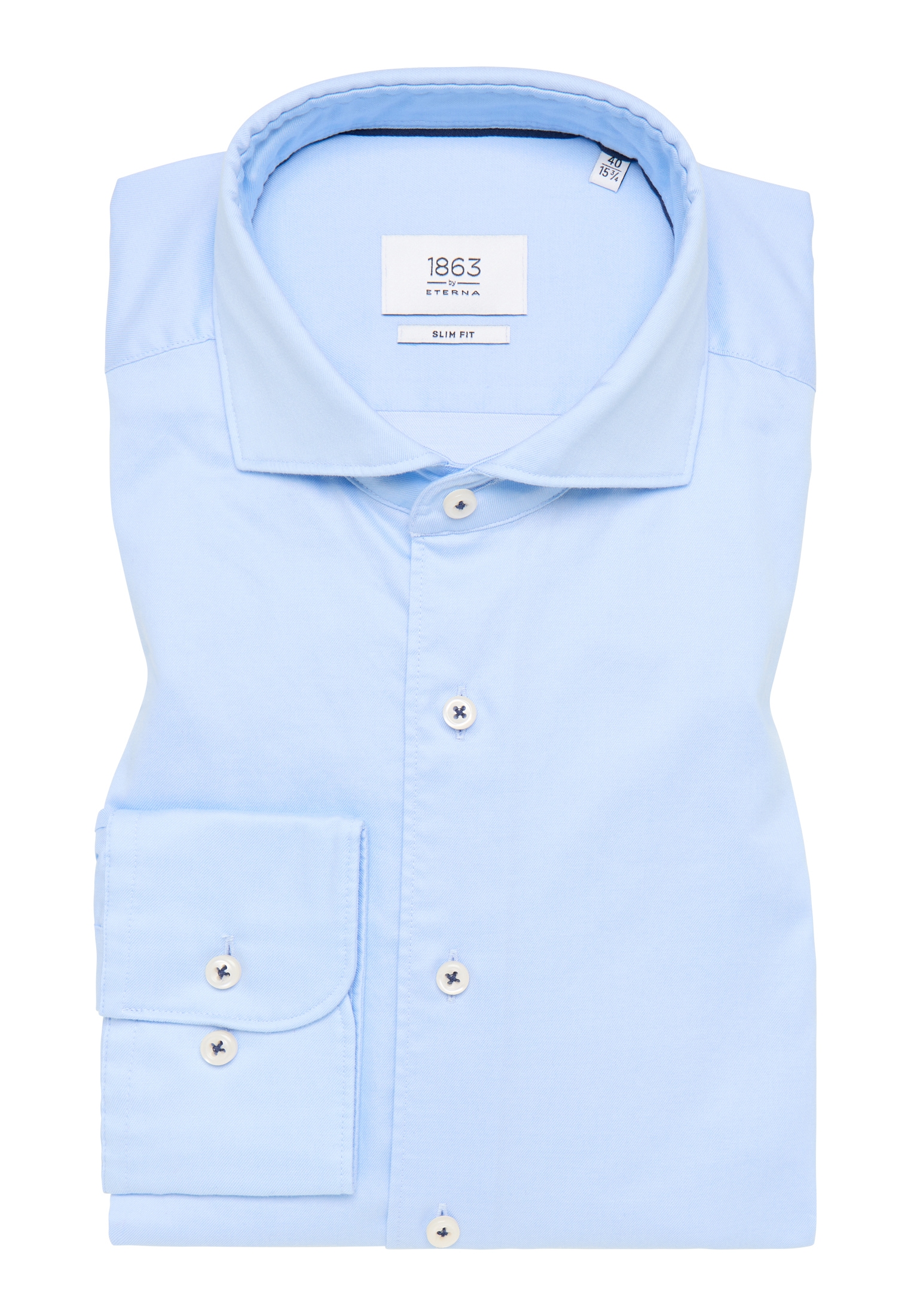 Eterna Langarmhemd »SLIM FIT«, EASY IRON (bügelleicht)