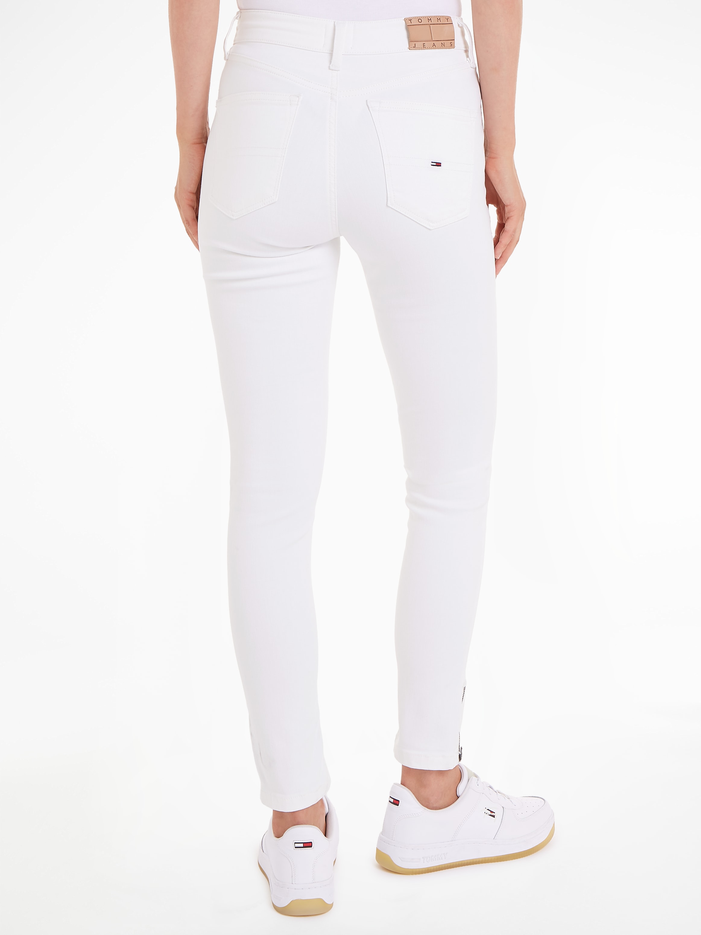 Tommy Jeans Skinny-fit-Jeans »NORA MD SKN ANK ZIP BG4293«, mit Reissverschlüssen am Saum