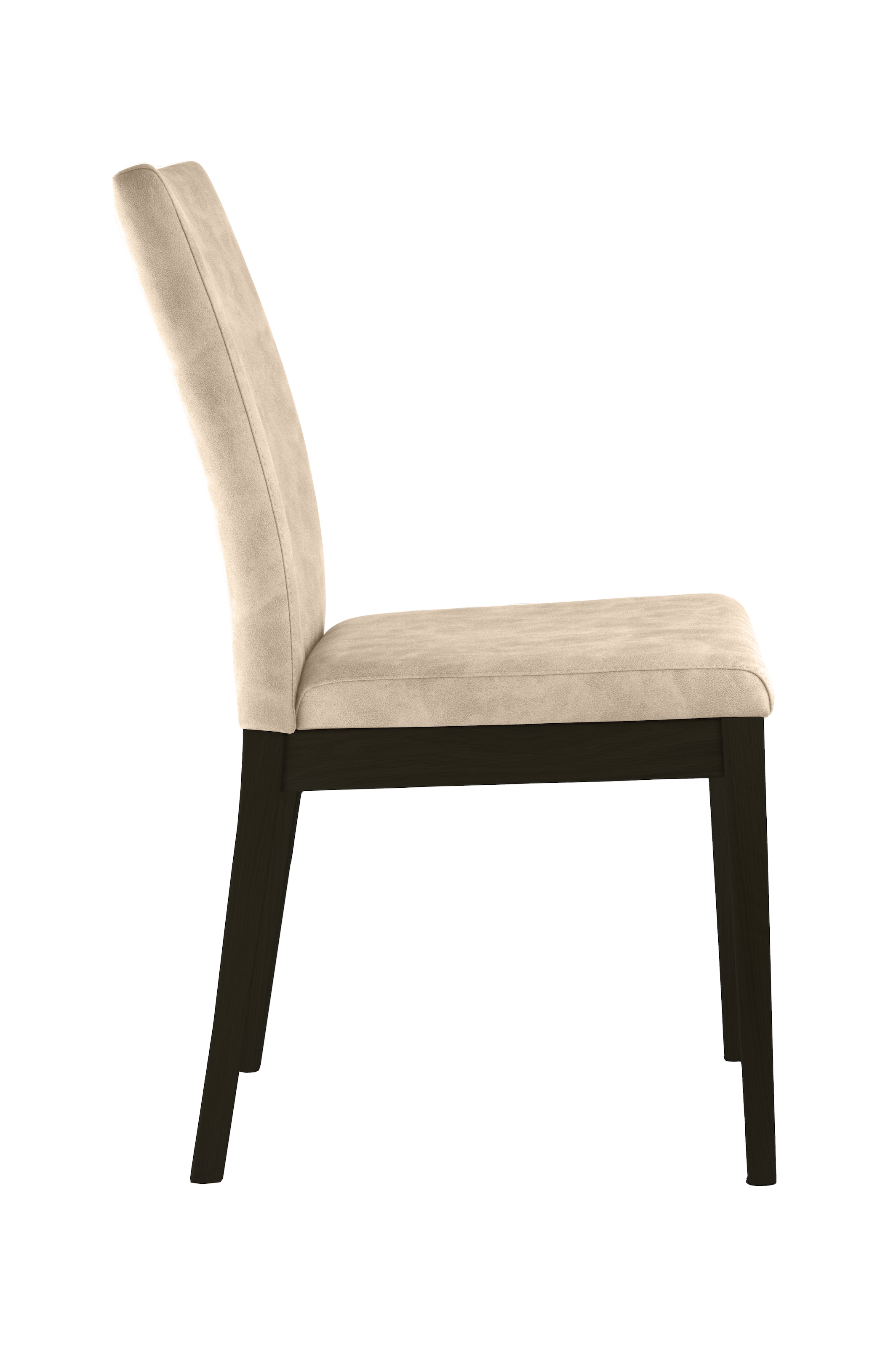 Home affaire 4-Fussstuhl »Dendres« (Set) 2 Stk. Microfaser Sitz und Ruecken gepolstert