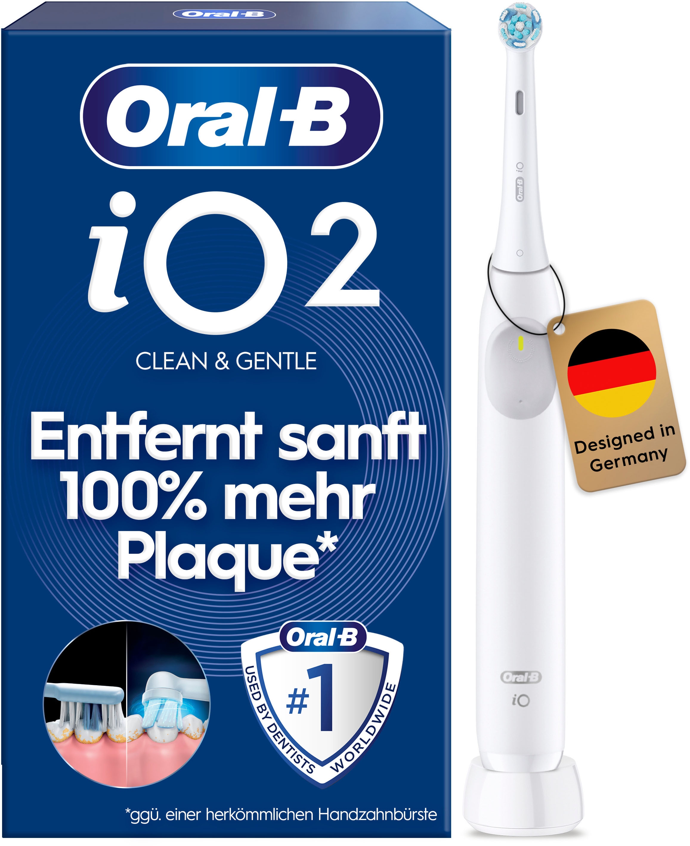Image of Oral-B Elektrische Zahnbürste "iO Series 2" 1 Stk. Aufsteckbürsten für die ultimative Reinigung