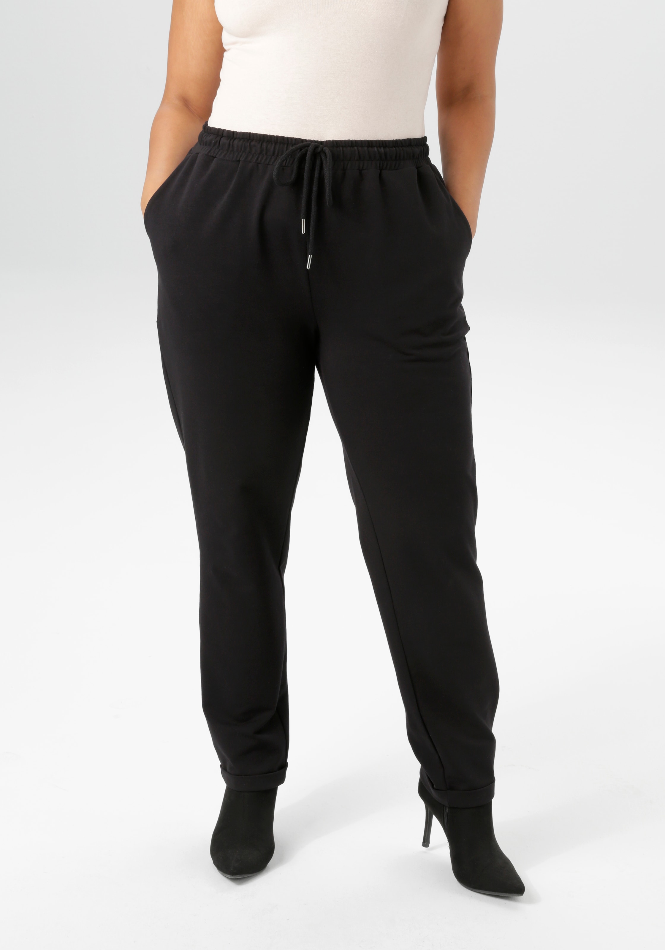 Image of Aniston PLUS Schlupfhose aus weicher Jersey-Qualität