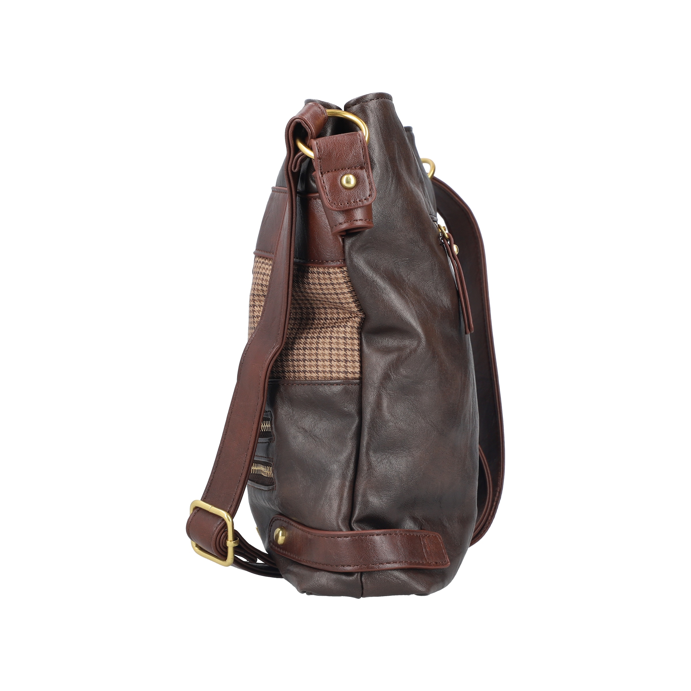 Rieker Sac à bandoulière sac à bandoulière, sac pour femme avec poche arrière zippée pratique