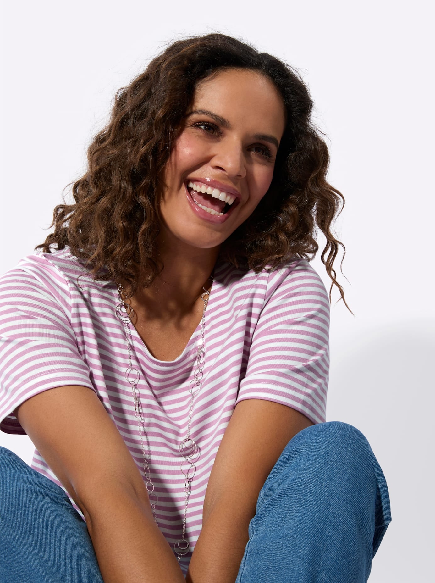 Casual Looks T-shirt 2 en 1 »Ringelshirt« 1 pièces