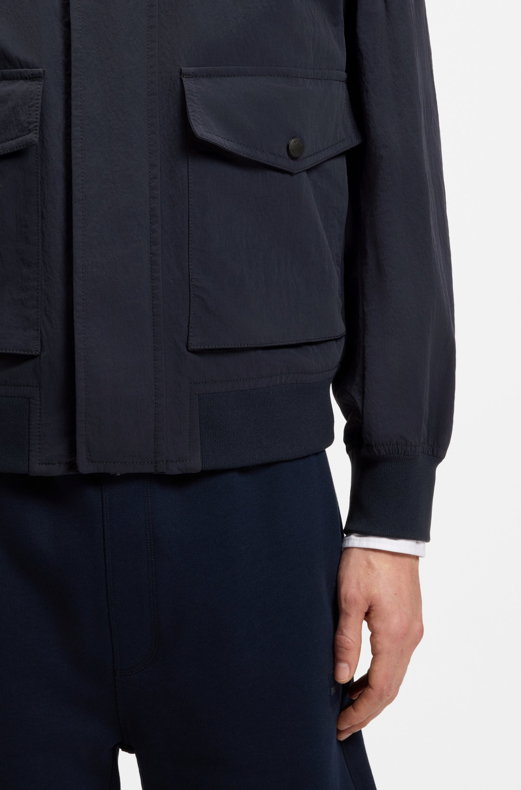 BOSS ORANGE Blouson »Ocruise« Aviator-Stil, wasserabweisend, Relaxed Fit