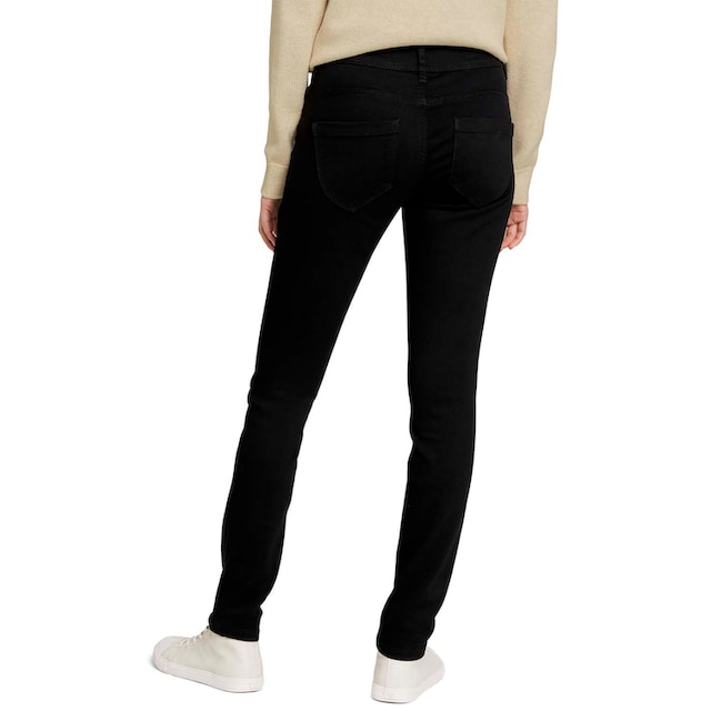 ♕ TOM TAILOR Skinny-fit-Jeans »Alexa Skinny«, mit Doppelknopf-Verschluss  versandkostenfrei bestellen