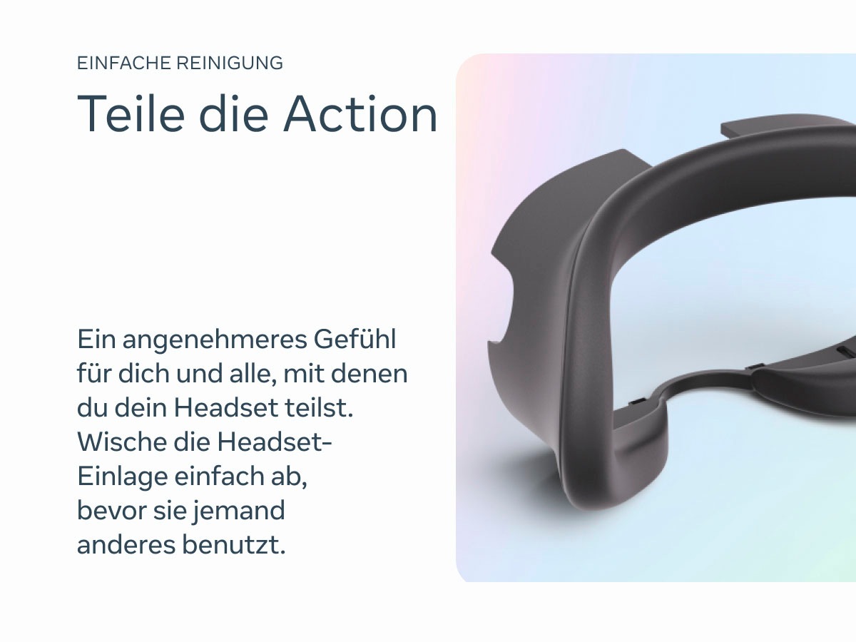 Meta VR Brillen-Halterung »Quest 3 Silicone Facial Interface«