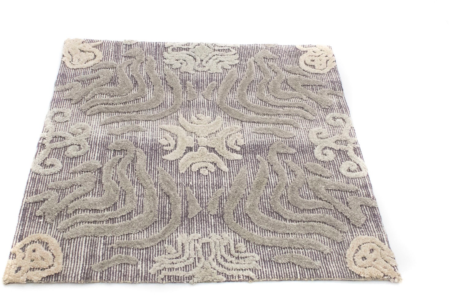 Image of morgenland Wollteppich »Designer Teppich handgetuftet mehrfarbig«, quadratisch, 15 mm Höhe, Kurzflor bei Ackermann Versand Schweiz