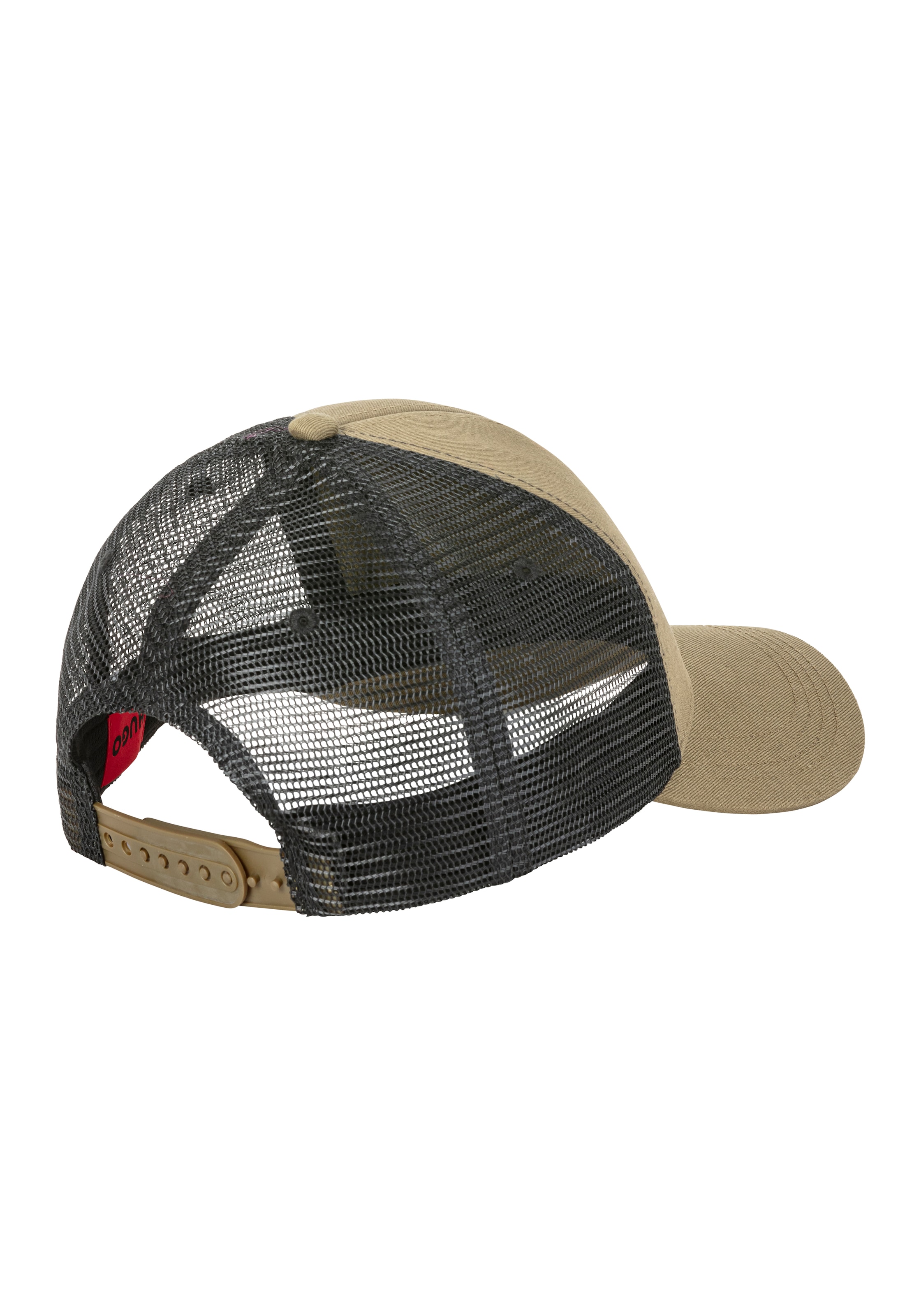 HUGO Fitted Cap »Marsel-Trucker«, aus Twill & Mesh mit 3D Logostickerei