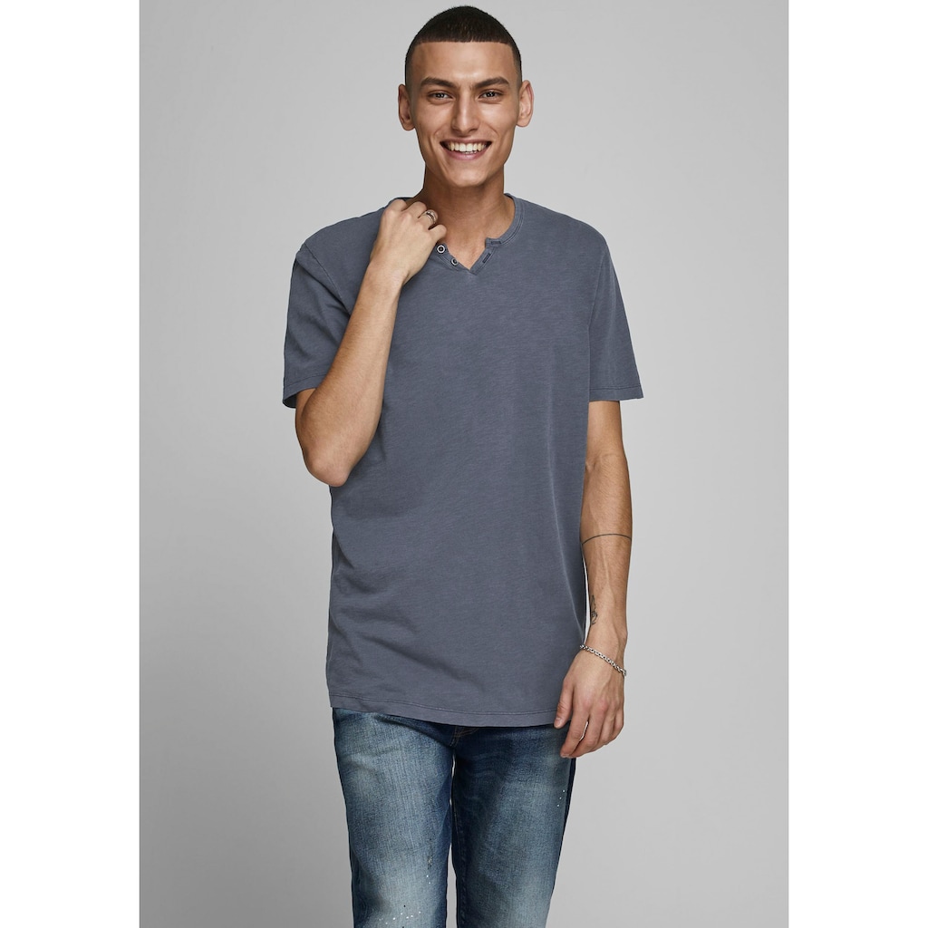 Jack & Jones T-Shirt »SPLIT NECK TEE«