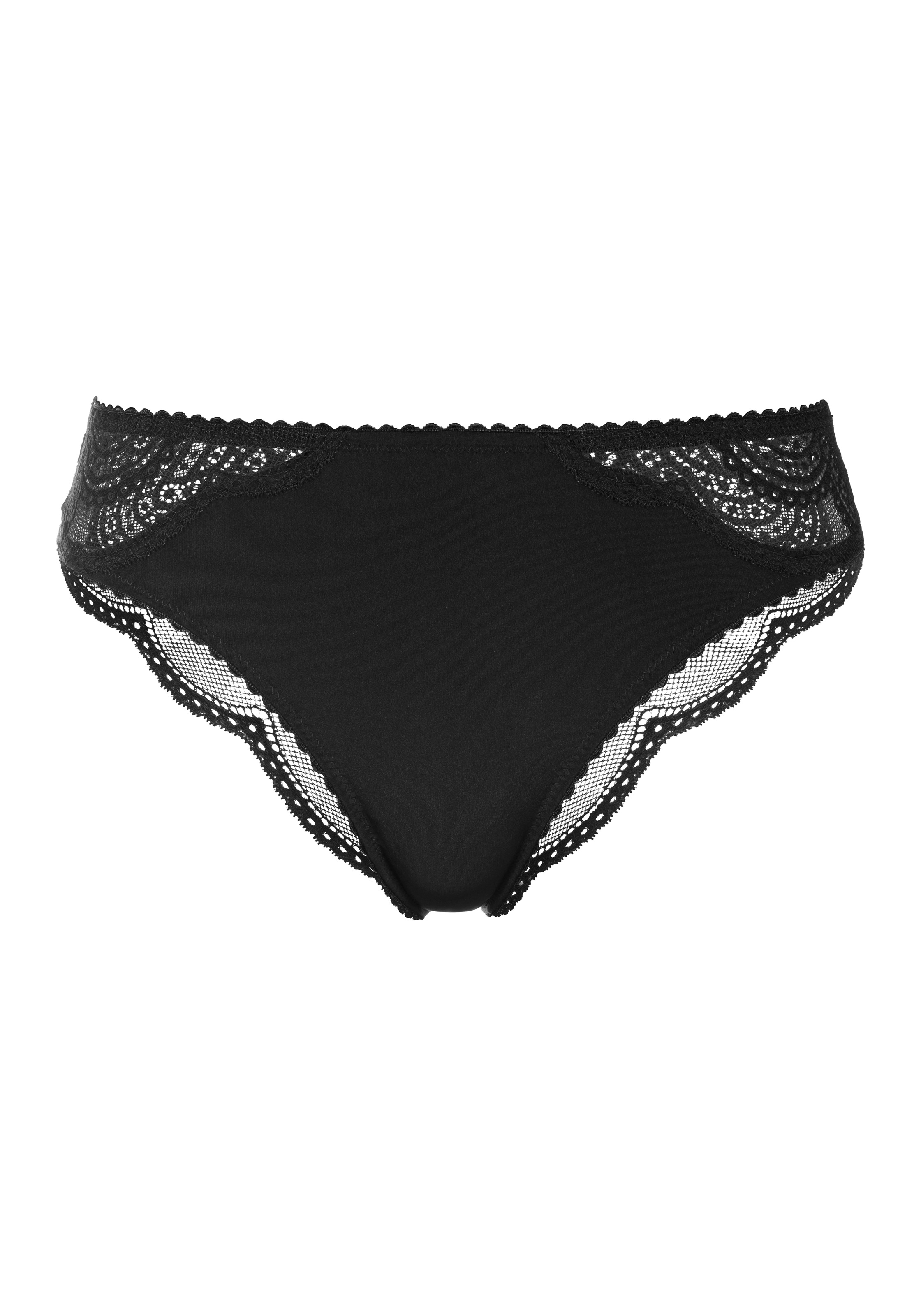 LASCANA Slip brésilien Paquet, 2 cuis avec dentelle délicate