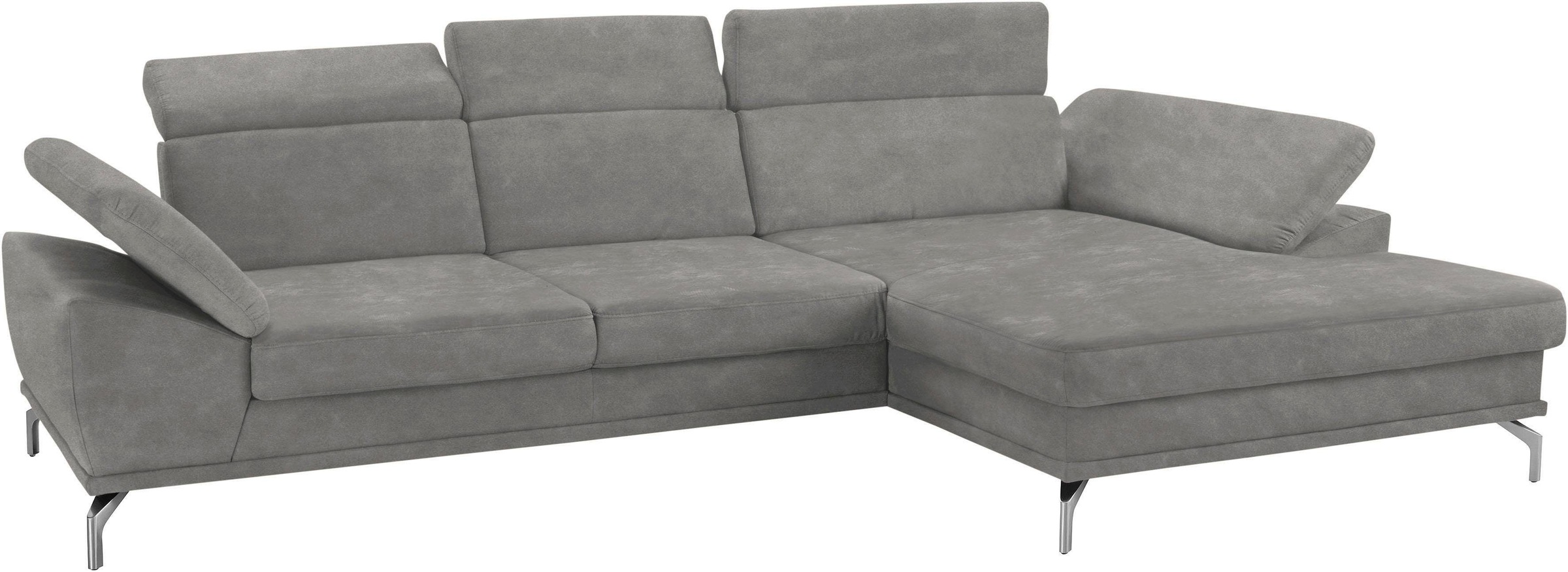 sit&more Ecksofa »Scorpio L-Form«, inklusive Sitztiefenverstellung, wahlweise mit Kopfverstellung