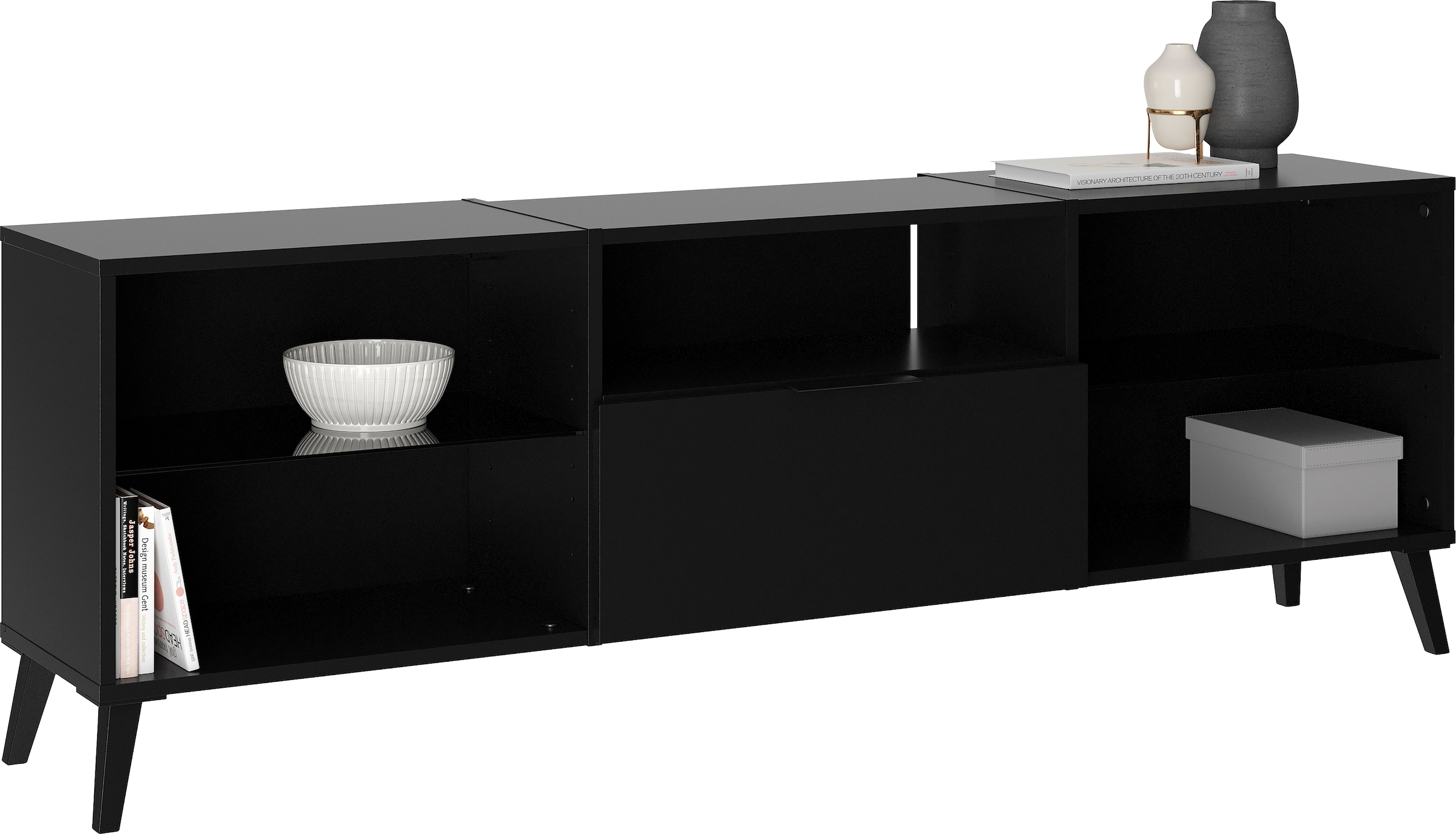 FMD TV-Board »Dark«, Breite 153,5 cm