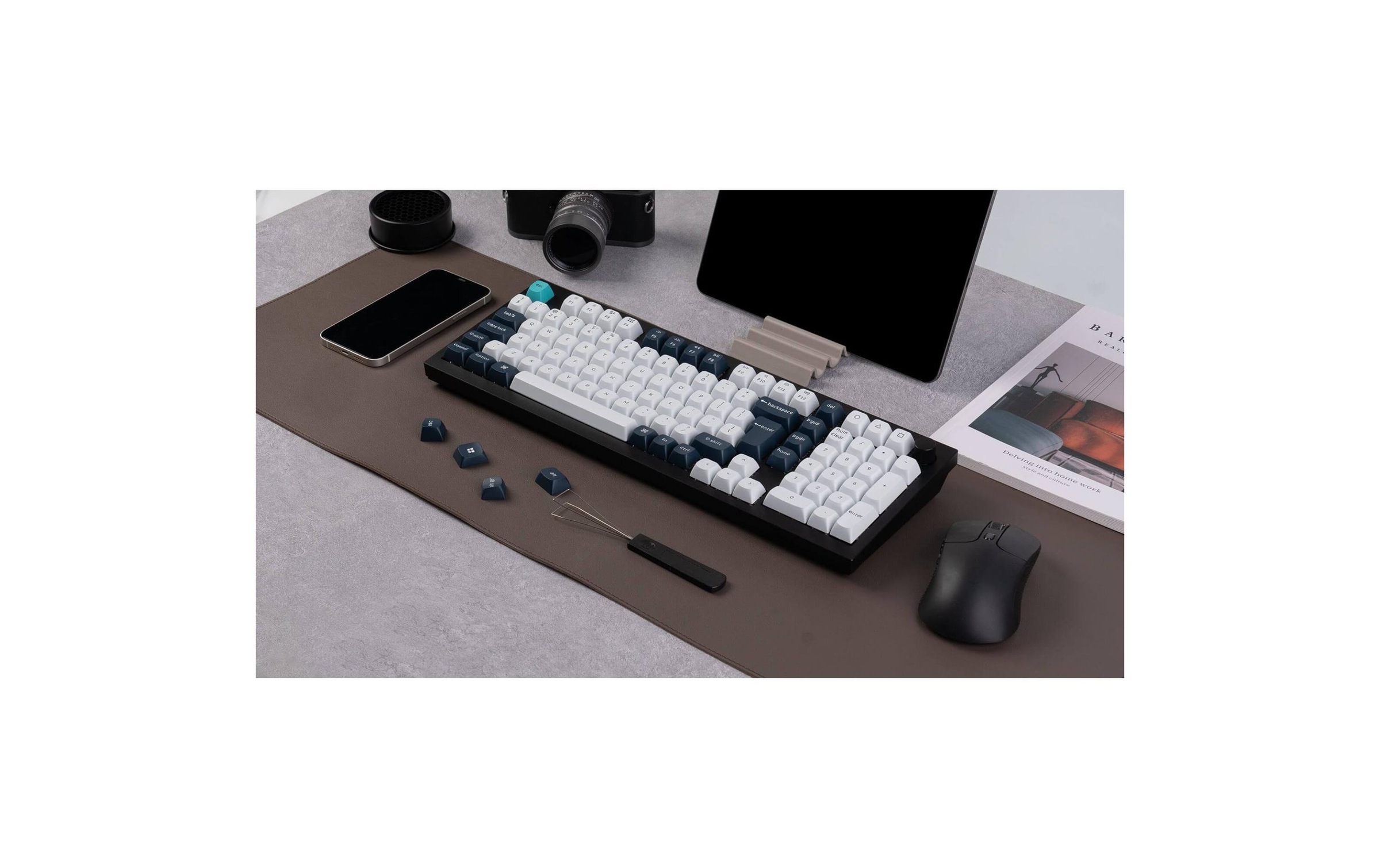   Gaming-Tastatur »Keychron Q5 Max Black QMK Red Switch« (Ziffernblock)